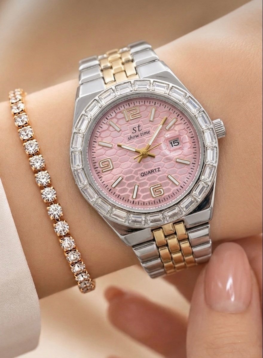 SHOWTIME RLX TAŞLI | SARI-BEYAZ-PEMBE ST469