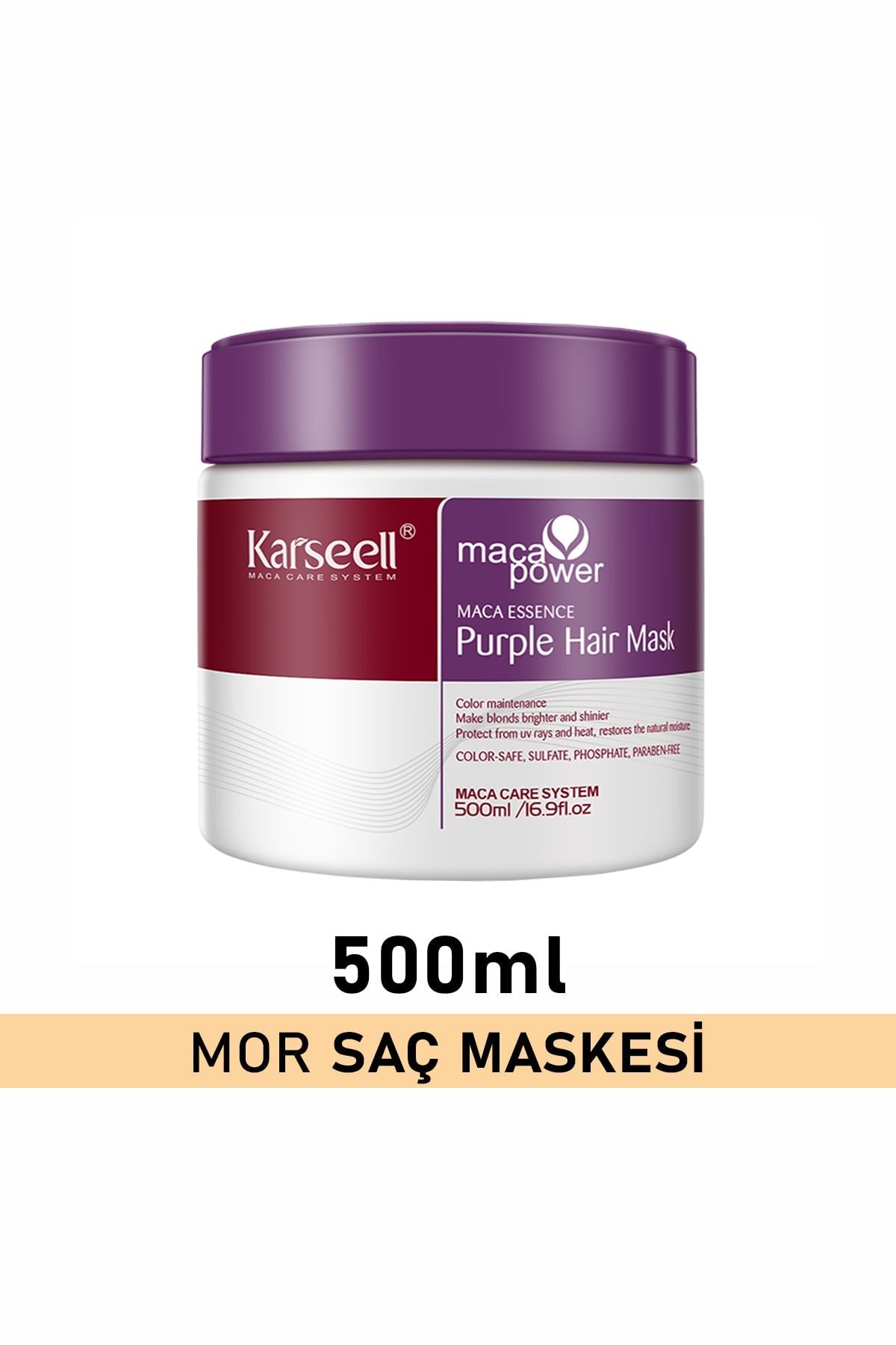 Maca Essence Mor Saç Maskesi 500 ML