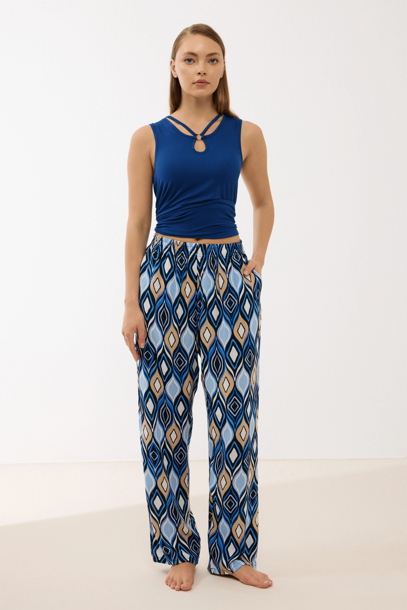 Anıl 11931 Kadın T-Shirt Ve Pantalon Takım