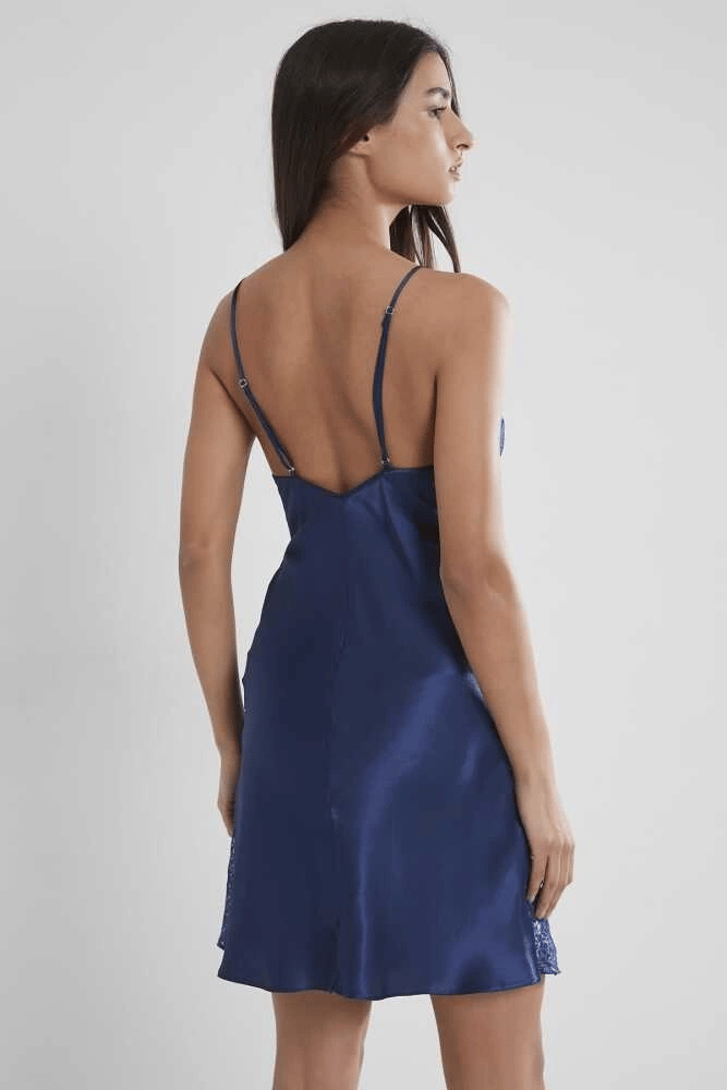 Pierre Cardin 624 Bayan Battal Kısa Saten Gecelik