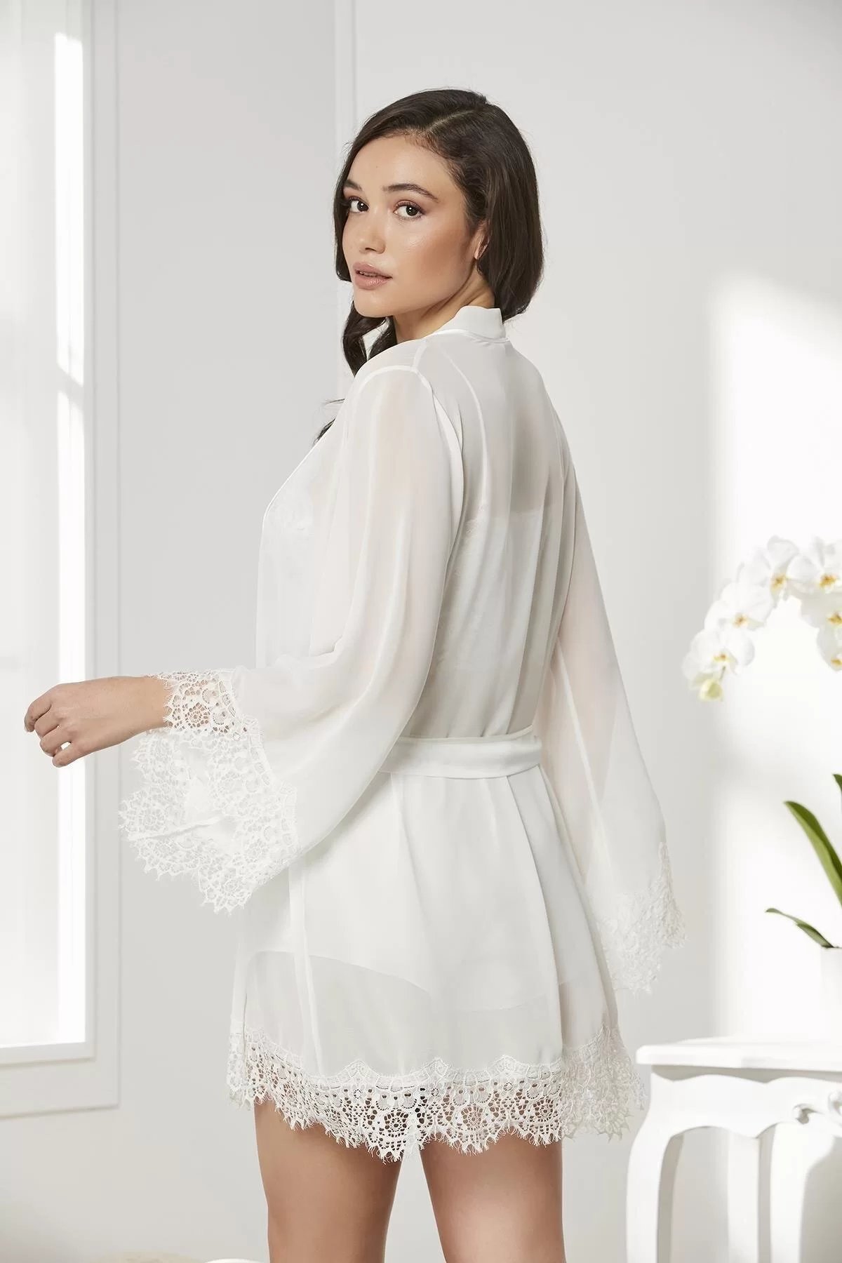 Pierre Cardin 7005 Sabahlıklı Şort Gecelik Takım