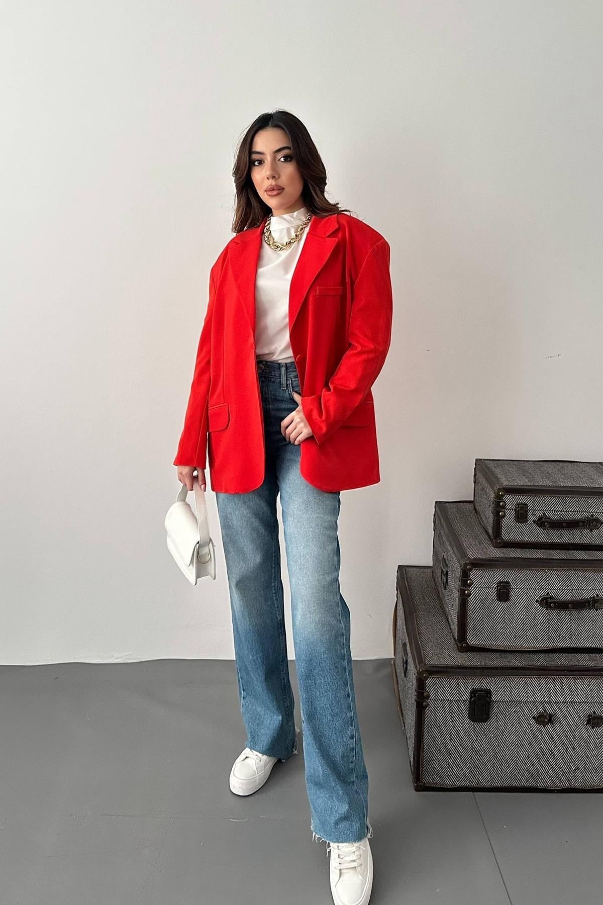 Toptan Koral Oversize Ceket