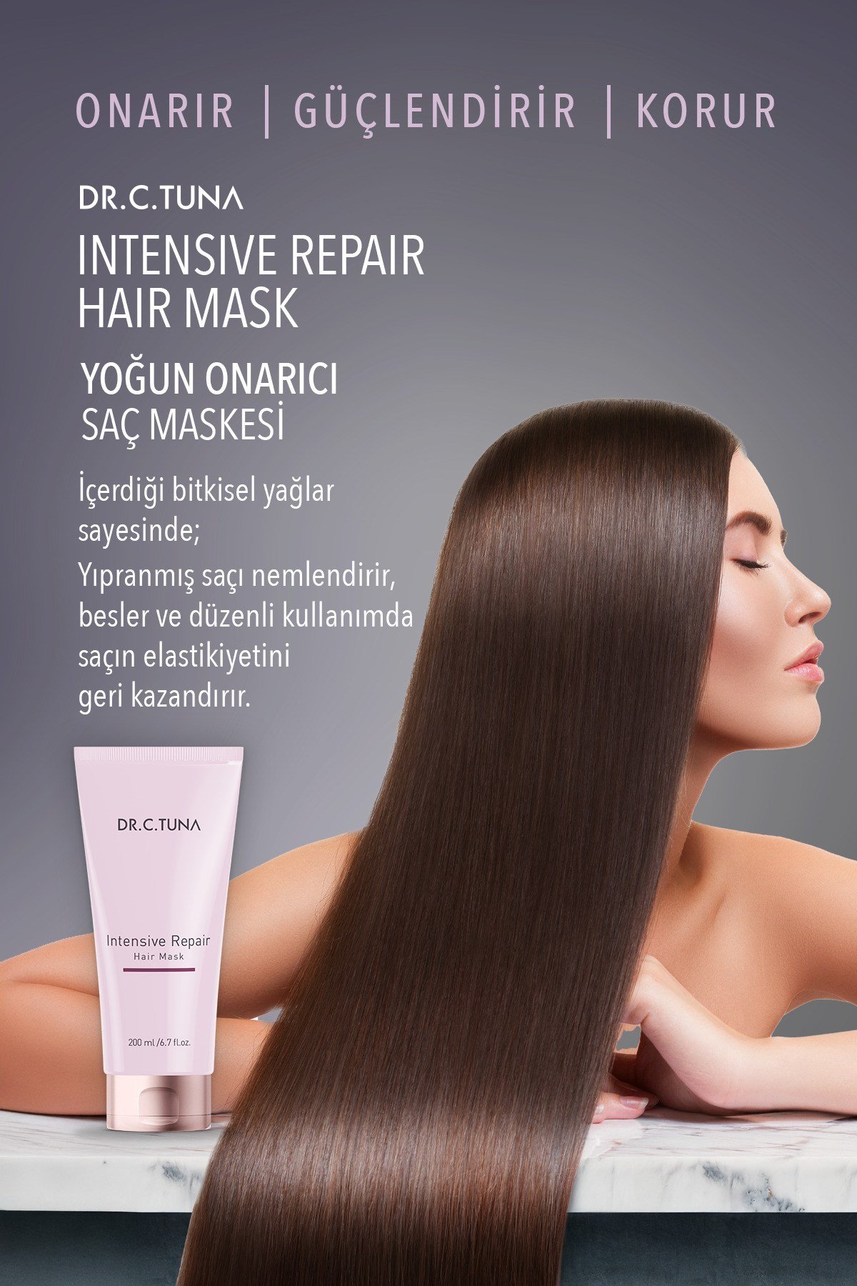 Dr. C .tuna Yoğun Onarıcı Saç Maskesi 200 ml