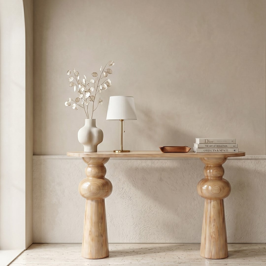 Valoura Naturel Ahşap Dresuar– Deco102