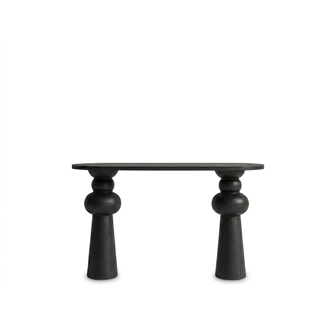 Valoura Siyah Ahşap Dresuar– Deco102