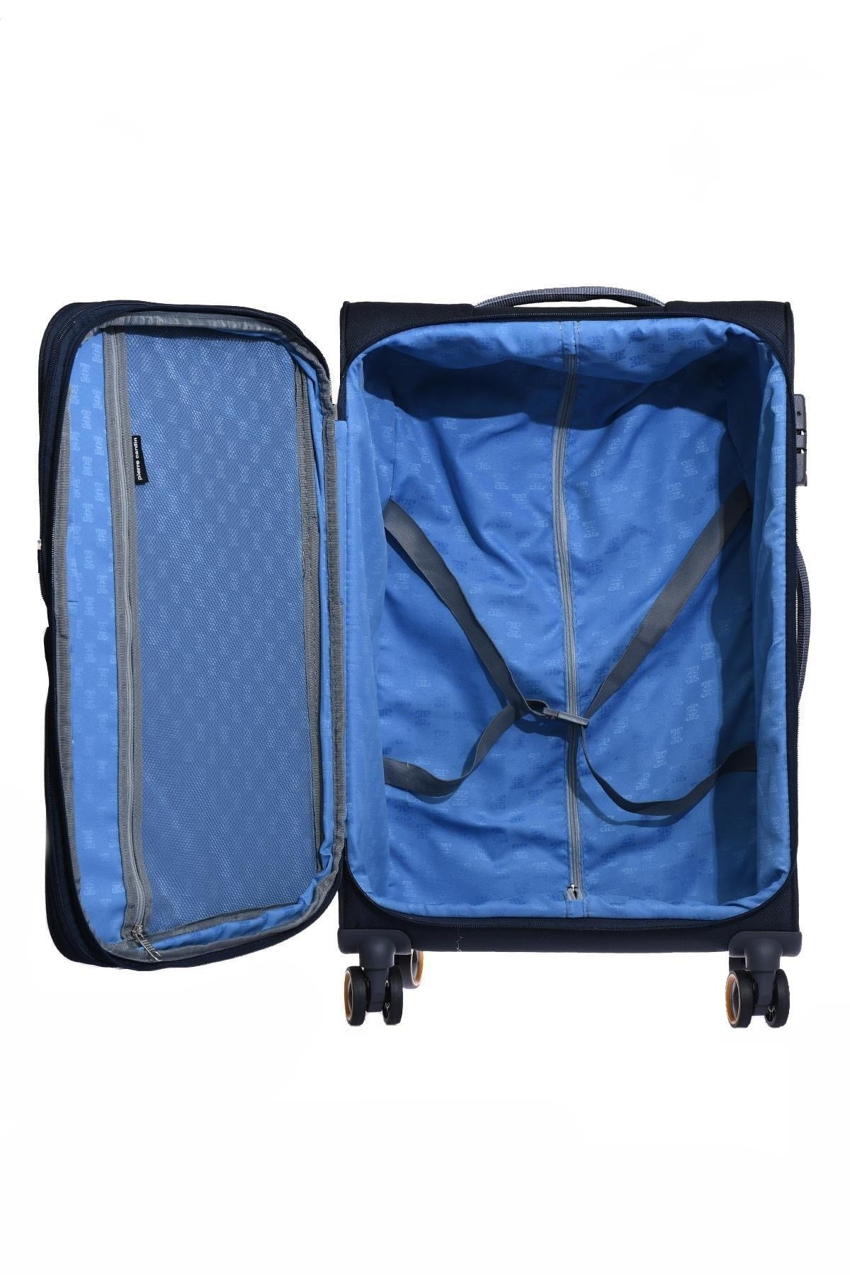 04pc6000-set Lacivert Unisex 3 Lü Set Bavul