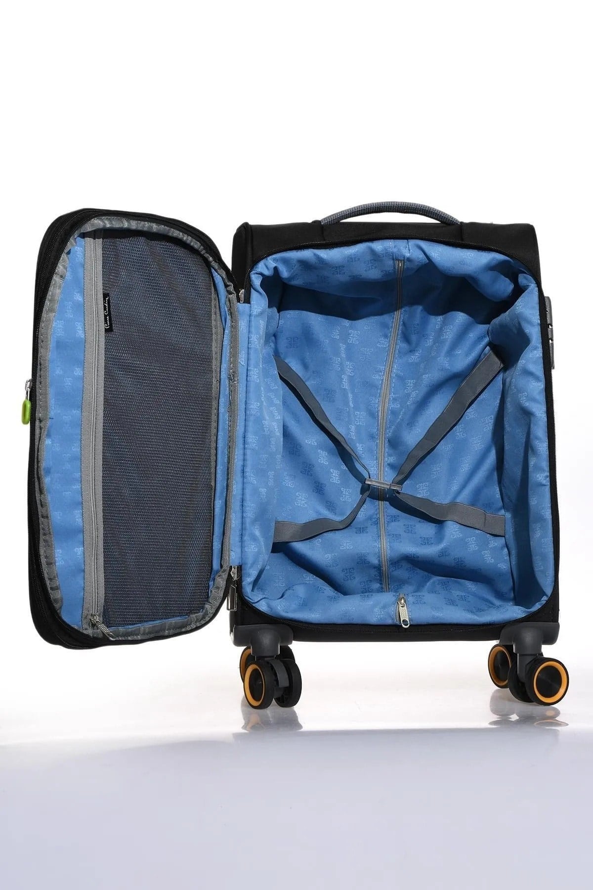 6000-set Siyah Unisex 3 Lü Valiz Seti