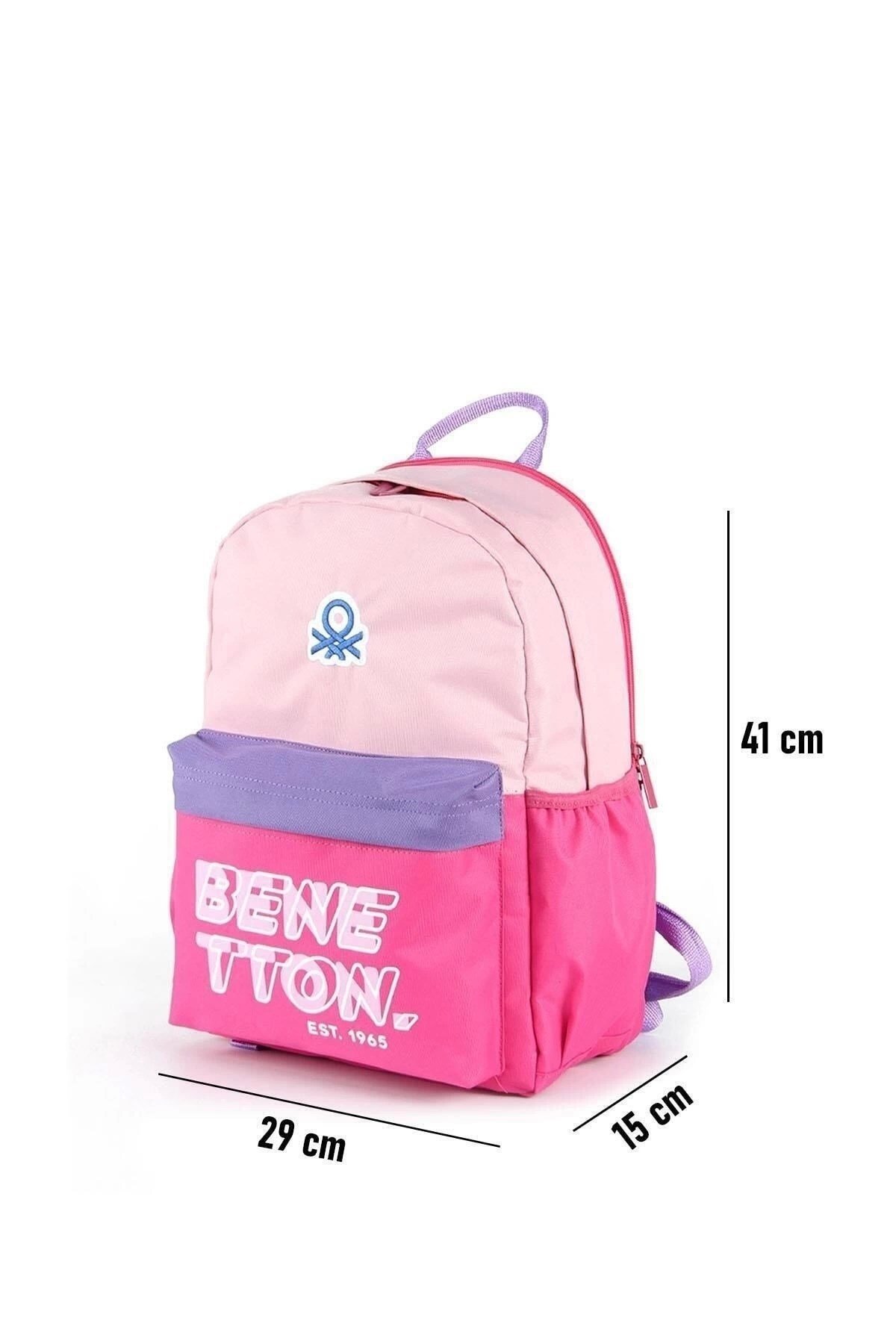 Benetton Okul Çantası Çift Bölmeli Sırt Çantası 03843