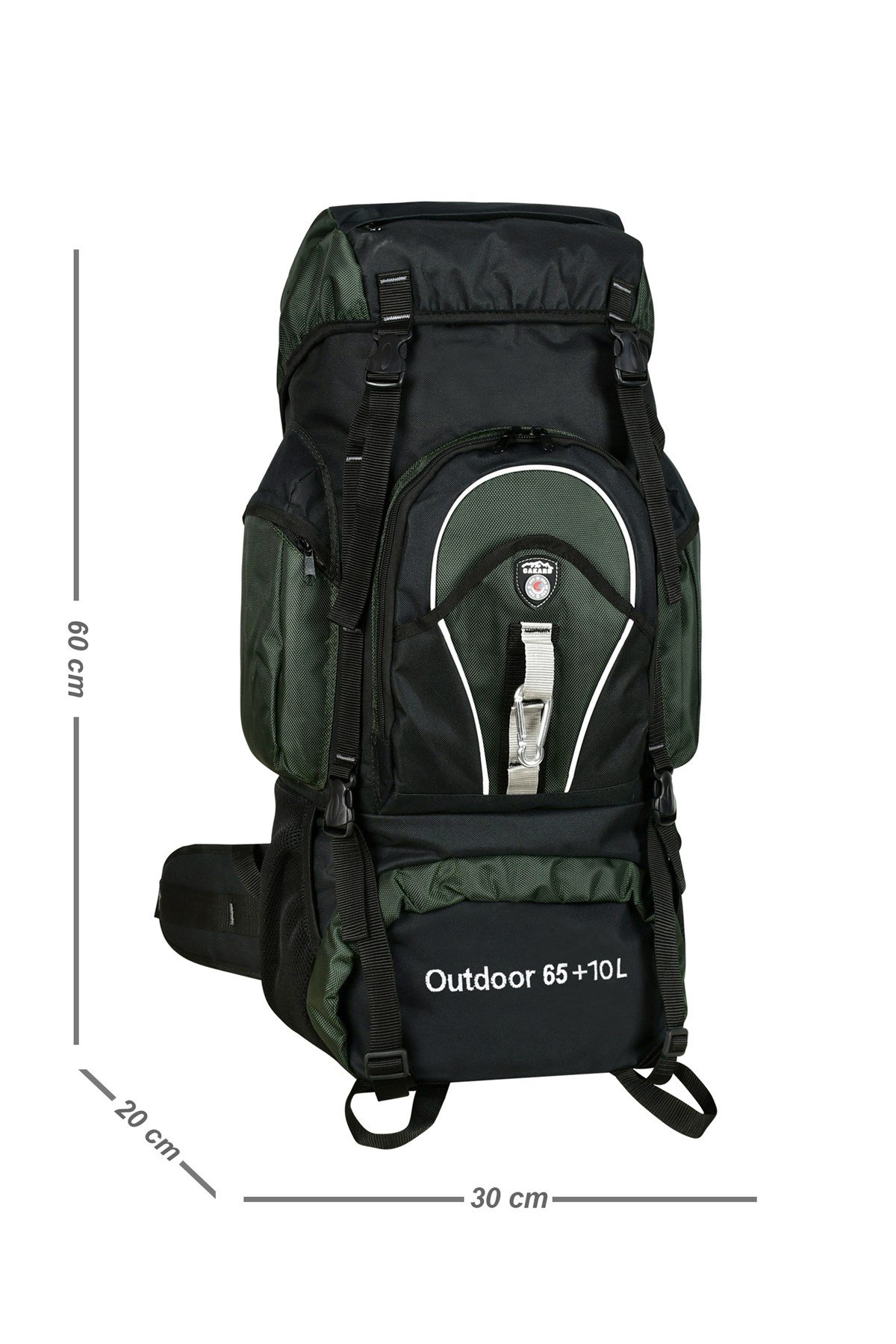 DAĞCI SIRT ÇANTASI OUTDOOR 65+10LT