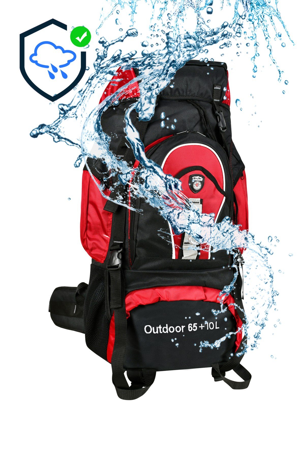 DAĞCI SIRT ÇANTASI OUTDOOR 65+10LT