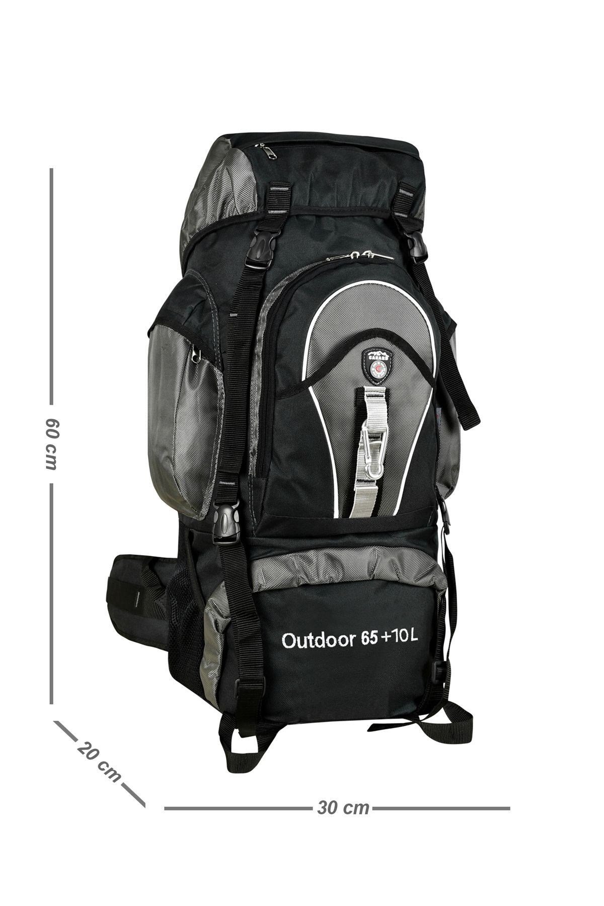 DAĞCI SIRT ÇANTASI OUTDOOR 65+10LT