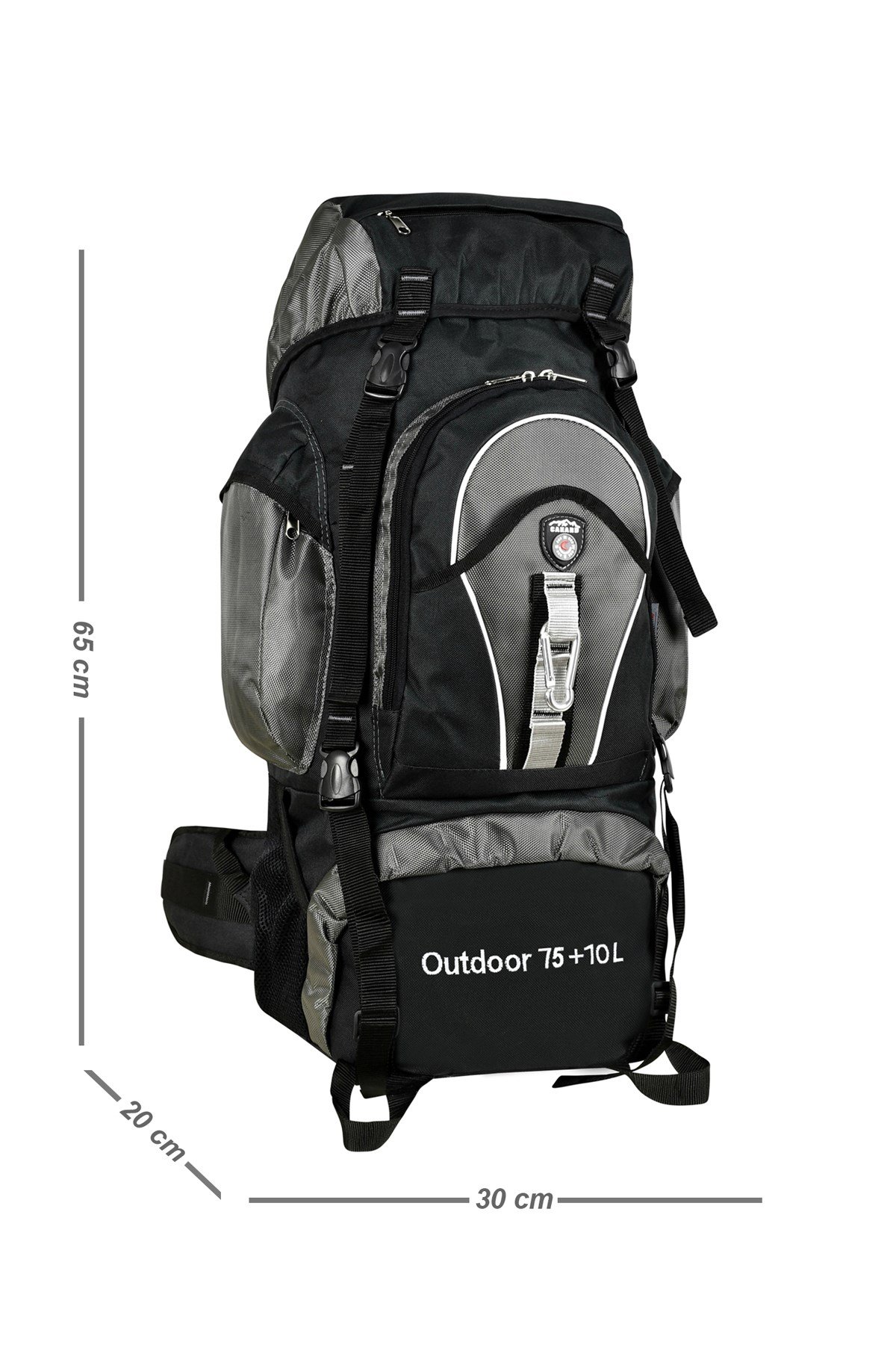 DAĞCI SIRT ÇANTASI OUTDOOR 75+10LT