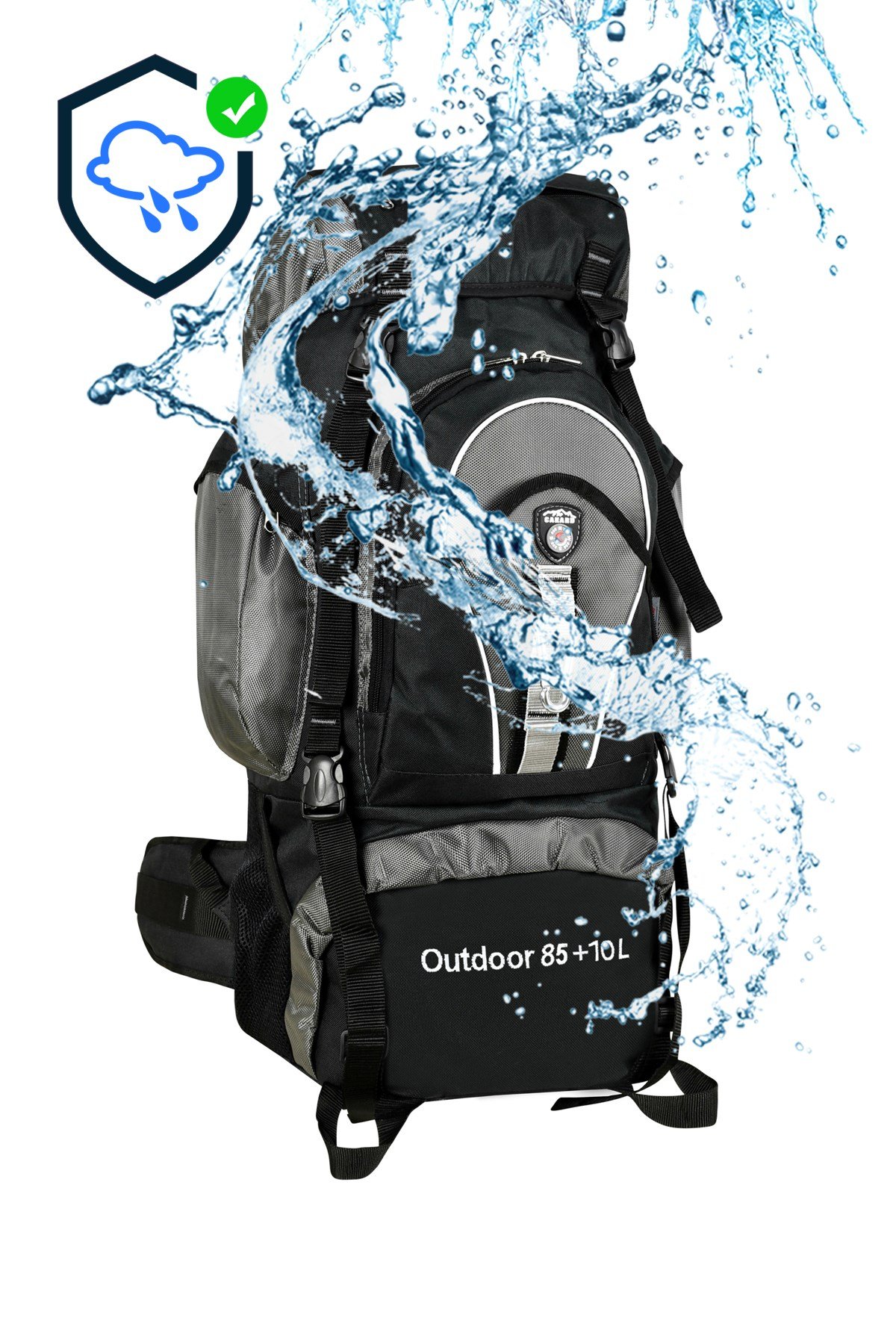 DAĞCI SIRT ÇANTASI OUTDOOR 85+10LT