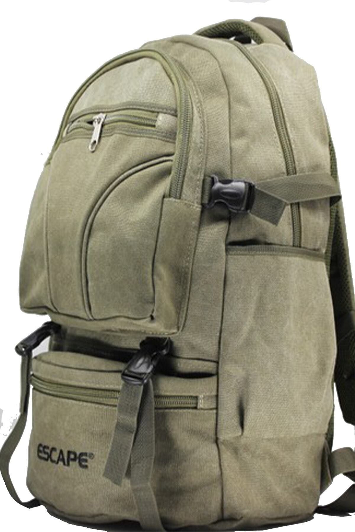 Haki Unisex Sırt Çantası HBV00000DBTBN