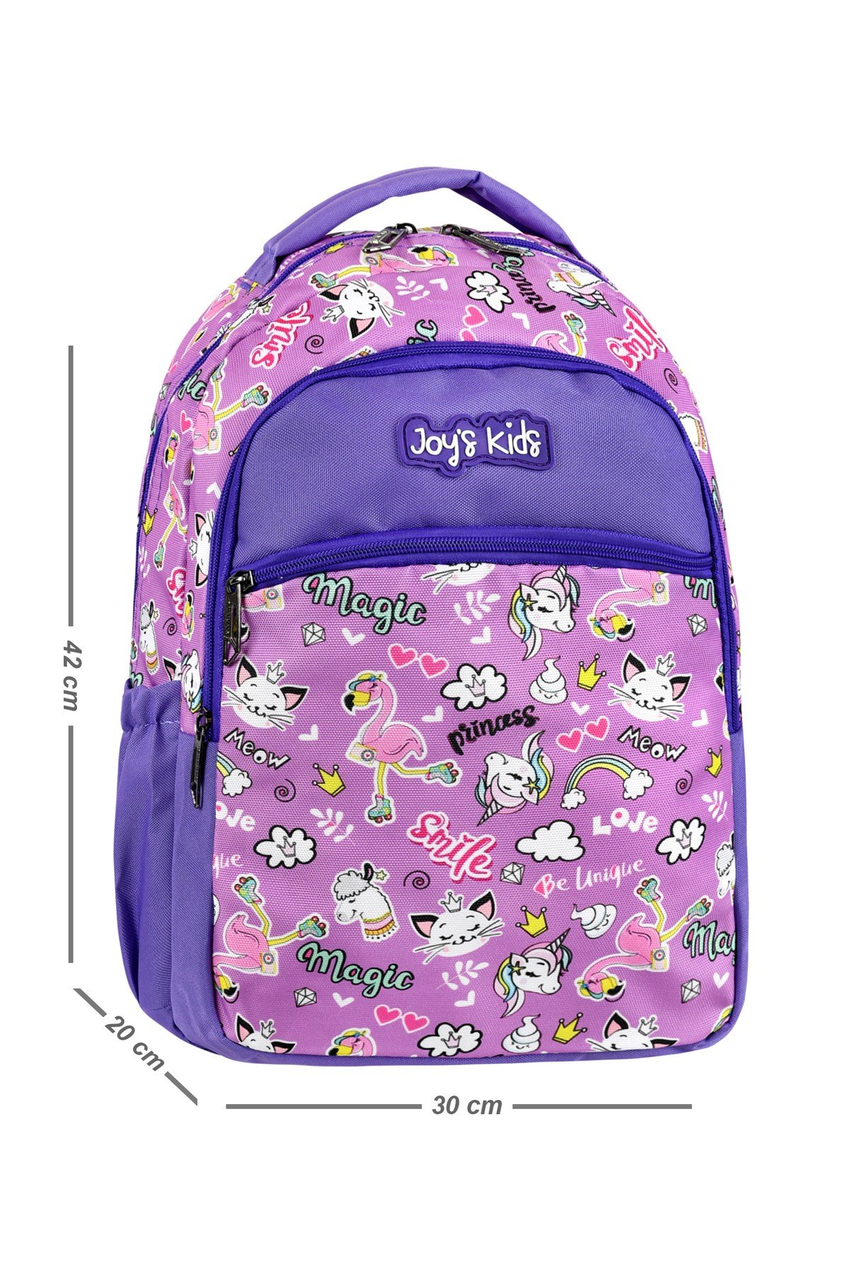 JOY'S KİDS İLKOKUL ÇANTASI BESLENME+ KALEMLİK 3'LÜ SET