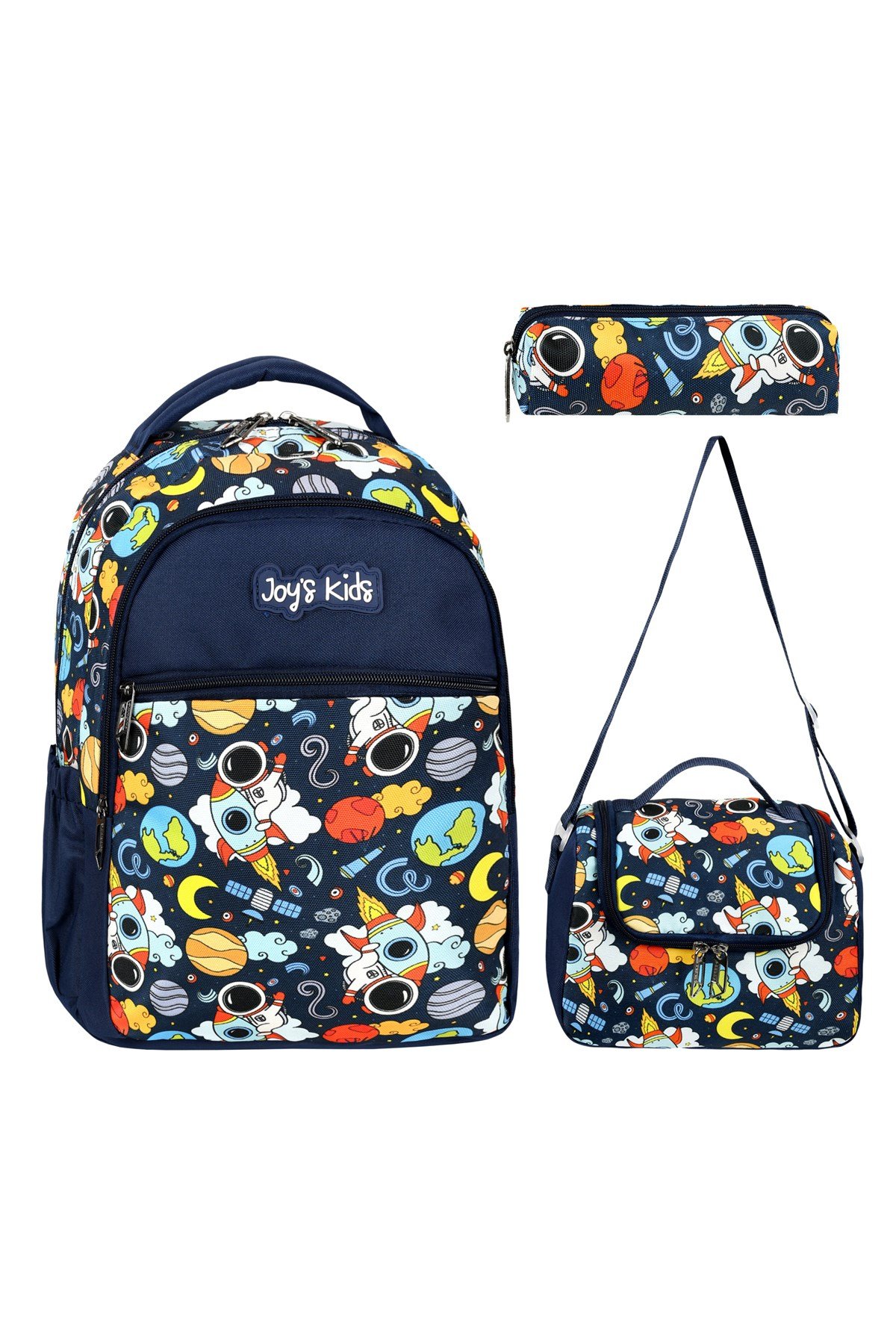 JOYS'S KİDS İLOKUL SIRT ÇANTASI BESLENME + KALEMLİK 3'LÜ SET