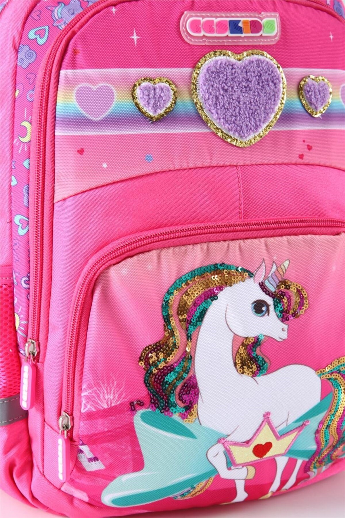 KİDS Çoçuk Unicorn Desenli Okul Çantası