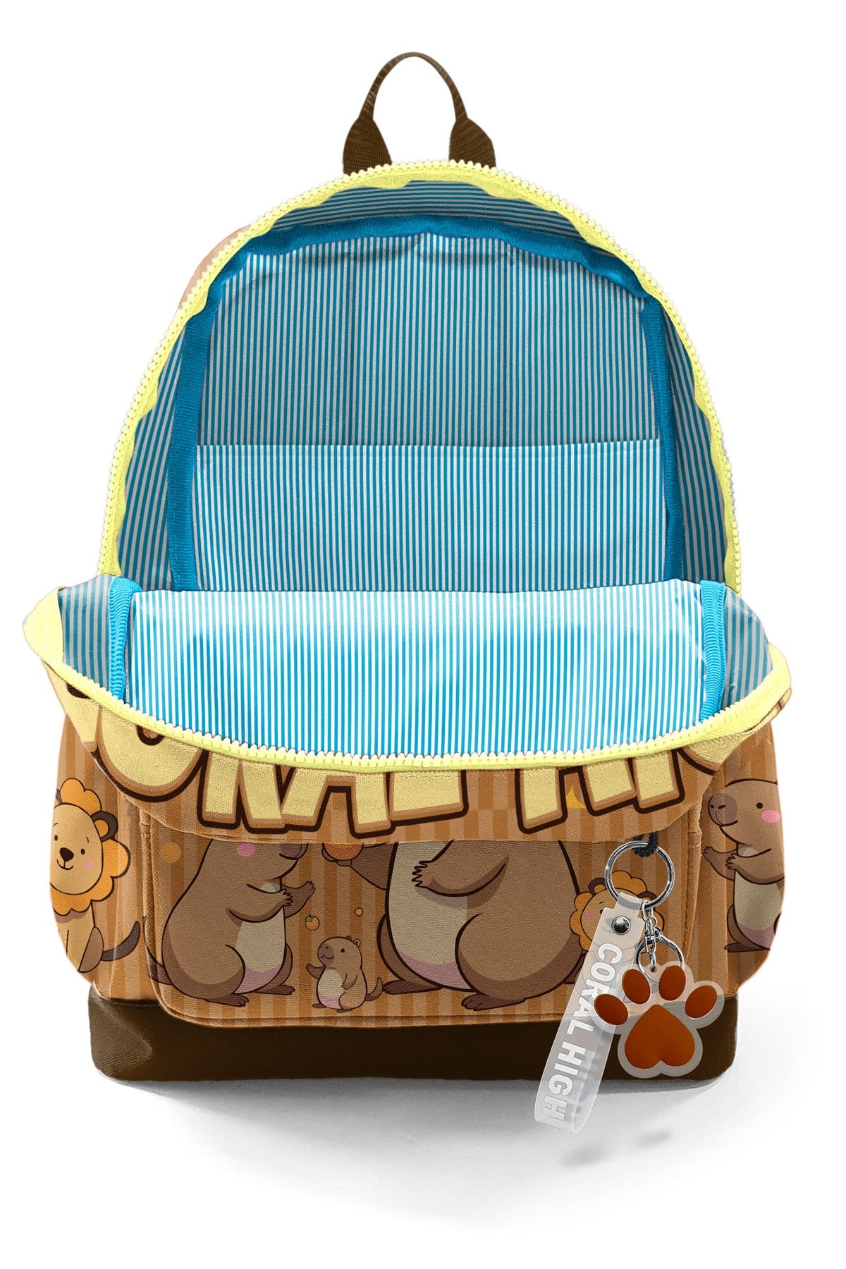 Kids Kapibara Desenli Okul Sırt Çantası 23783