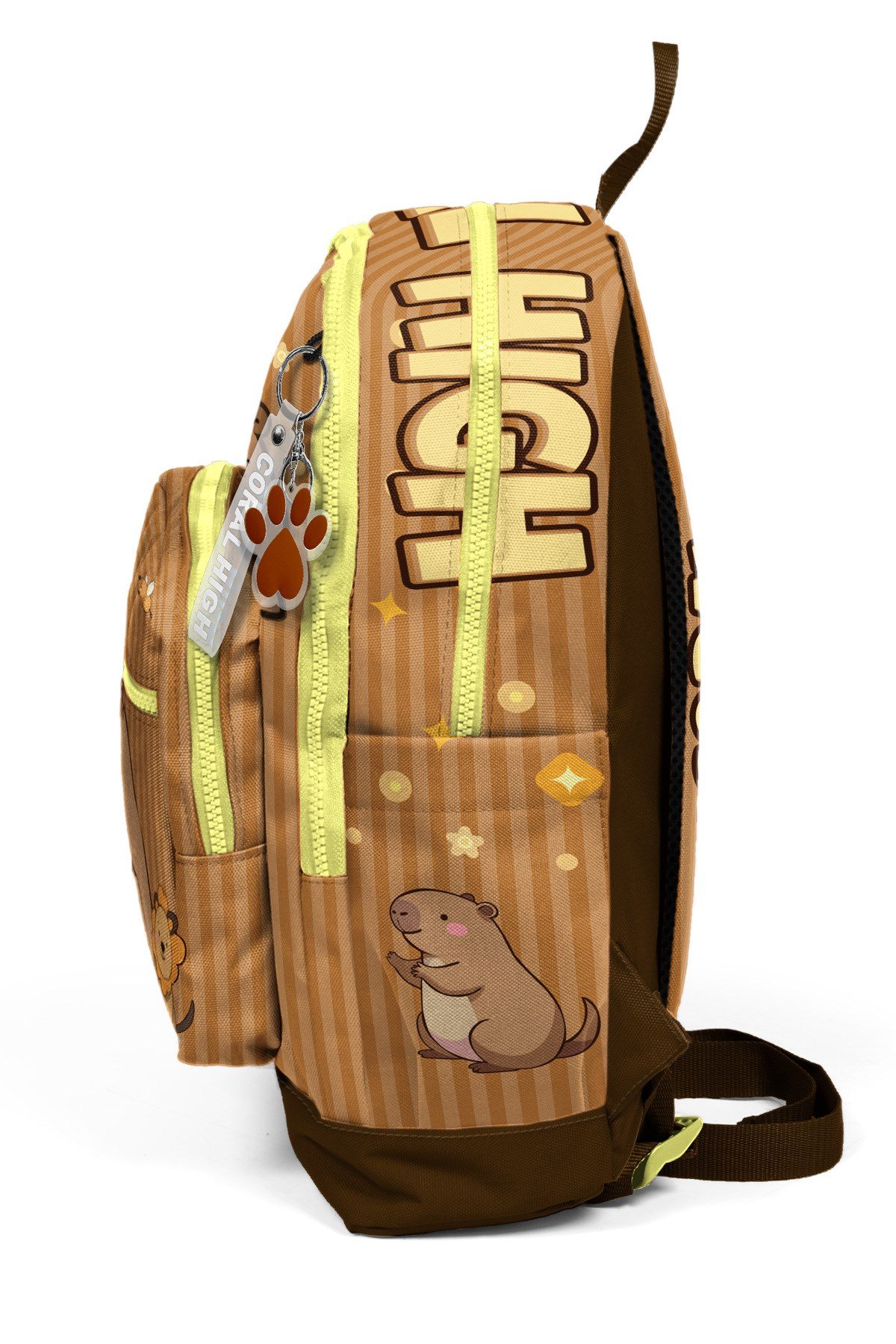 Kids Kapibara Desenli Okul Sırt Çantası 23783
