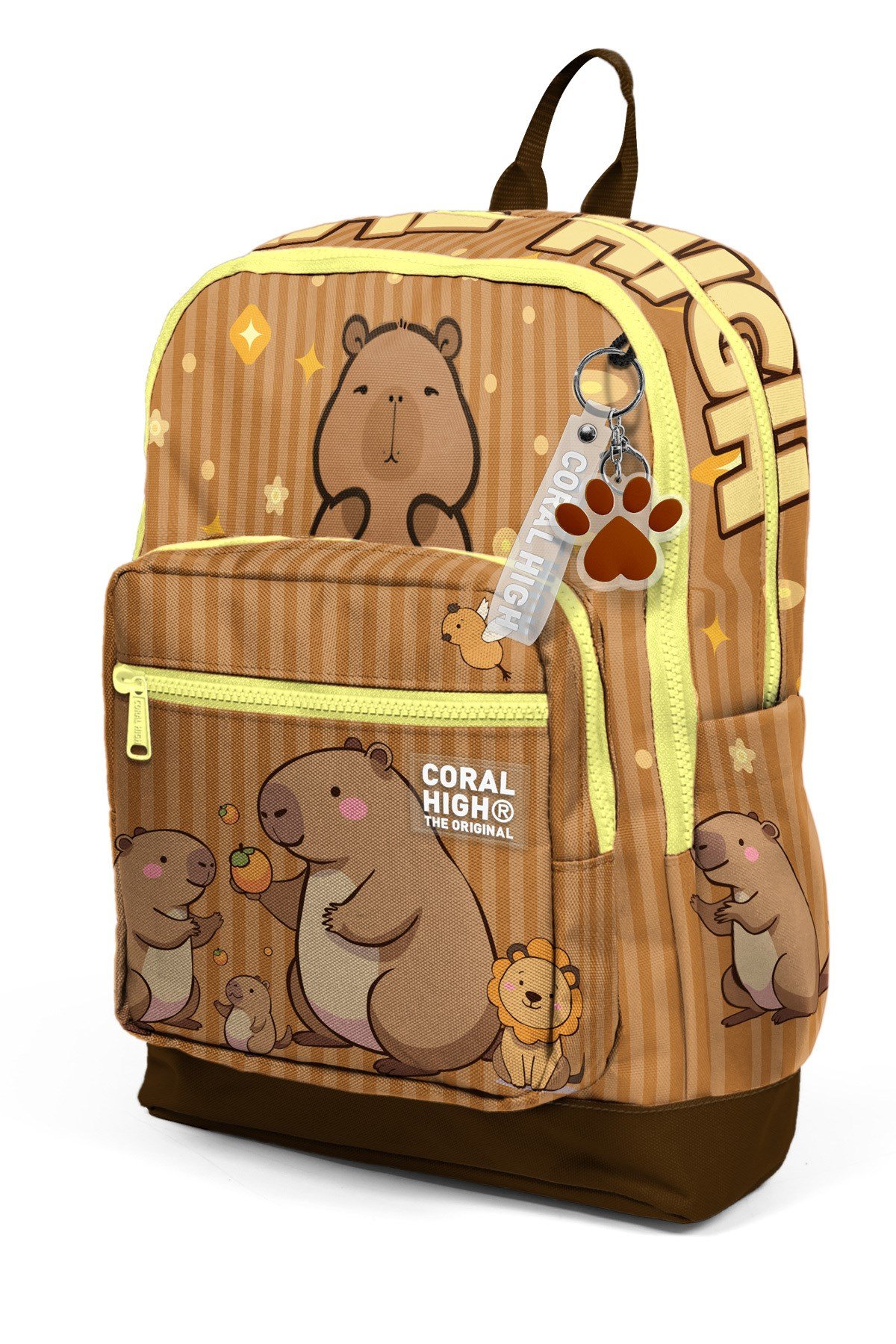Kids Kapibara Desenli Okul Sırt Çantası 23783