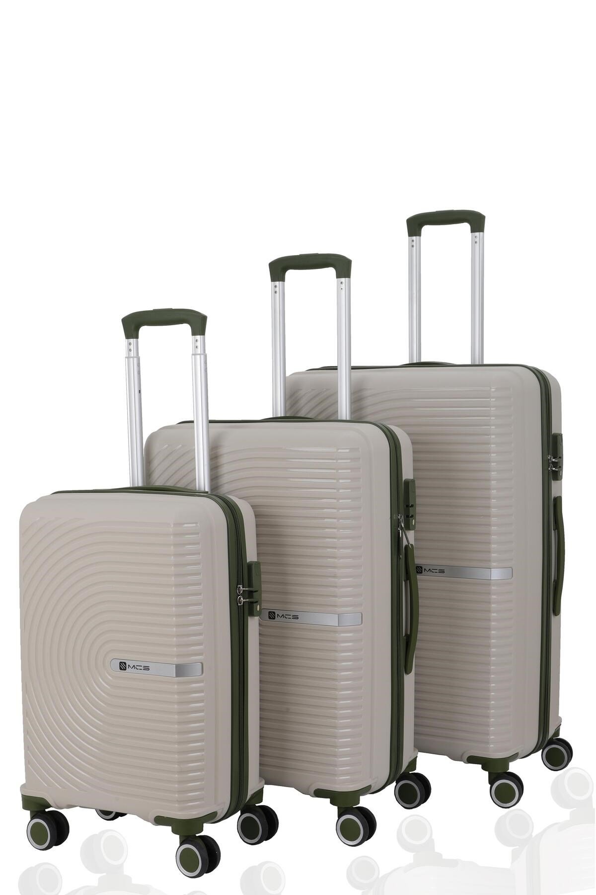 Mçs Üçlü Polipropilen Valiz Seti V374