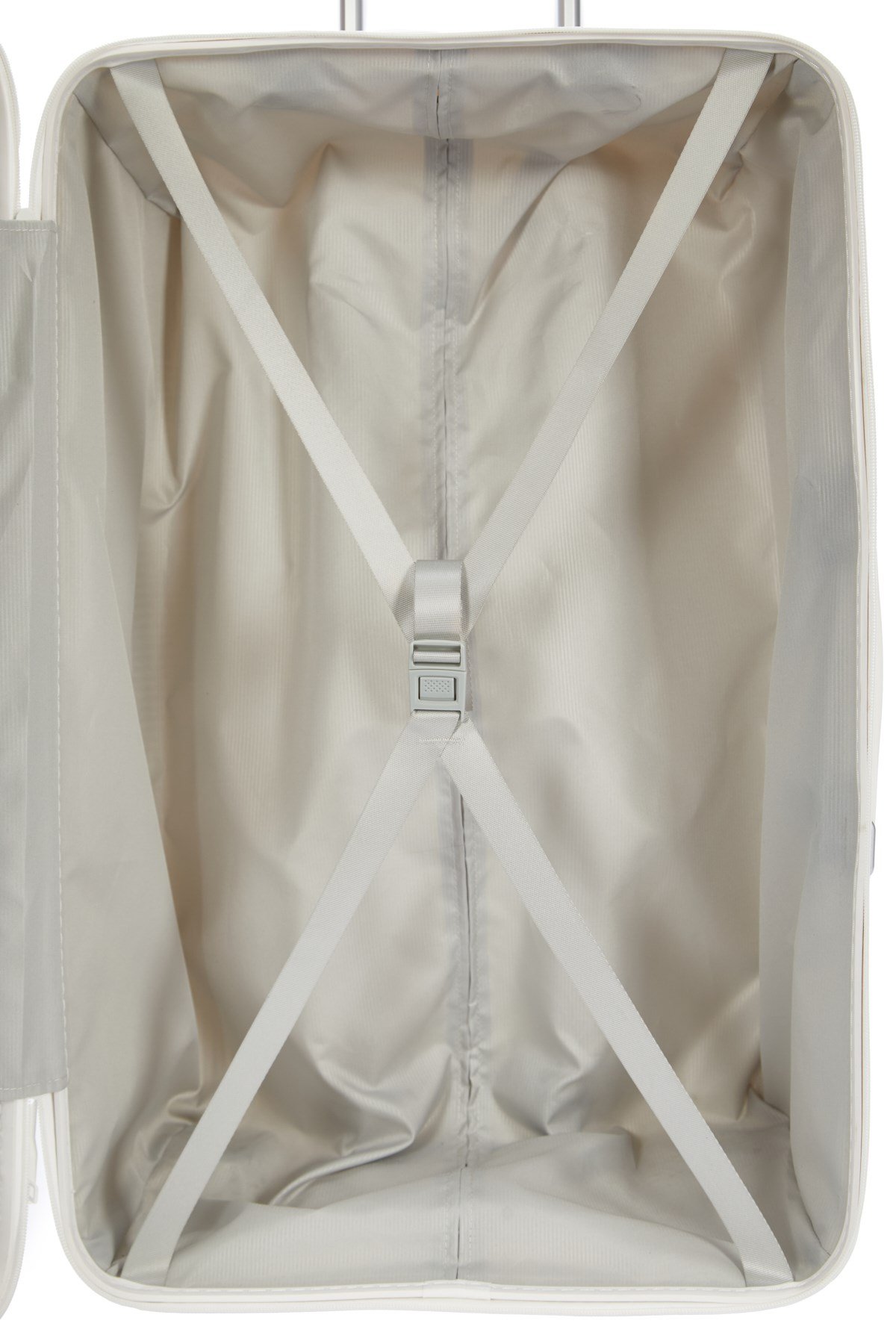 Premium Klasik Beyaz Valiz - Darbeye Dayanıklı Tekerlekli Unisex Seyahat Valizi 04pc7080-03-by