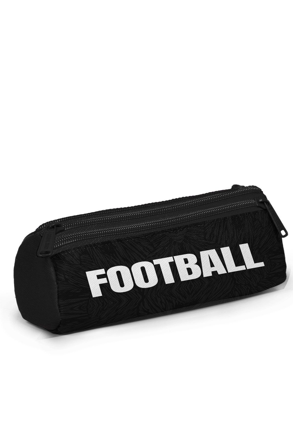 Siyah Futbol Desenli Üç Bölmeli Kalem Çantası 11198