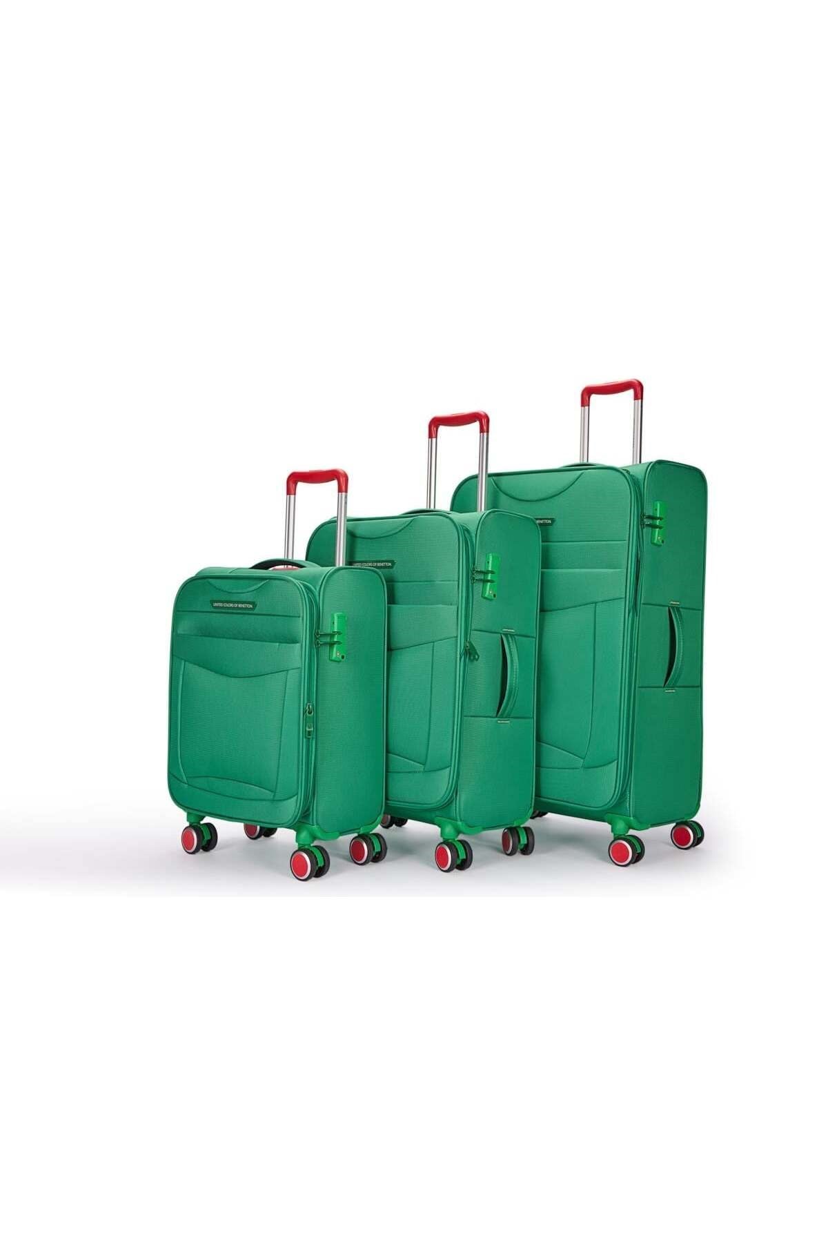 Ultra Hafif Kumaş 3 Lü Valiz Seti