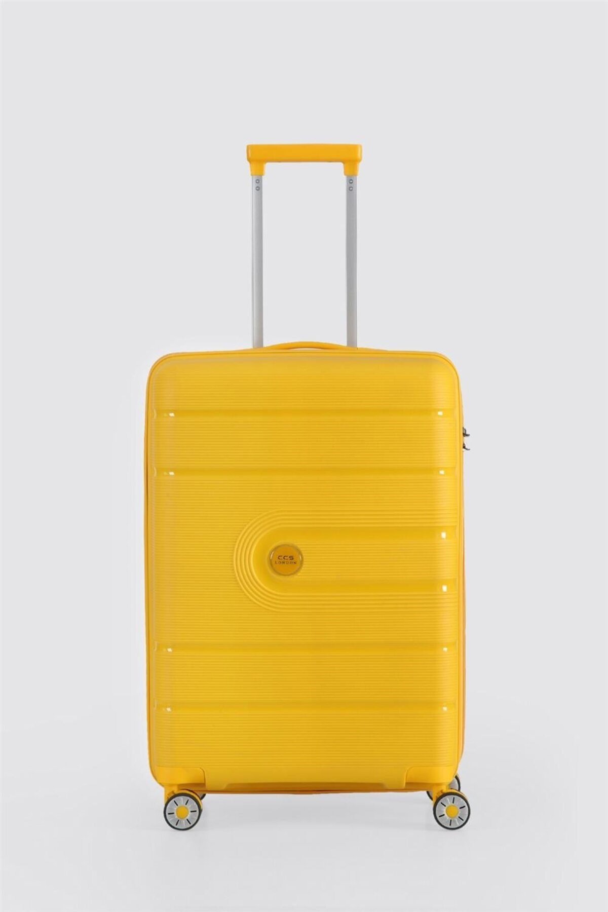 Ultra Hafif Polipropilen Kırılmaz Orta+Kabin Boy 2Li Valiz Seti
