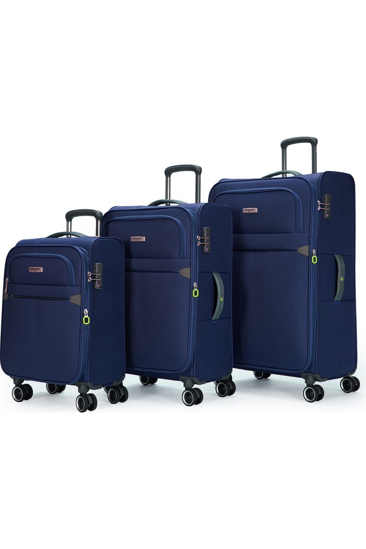 Unisex Büyük, 3'lü Valiz Set 04pc6000