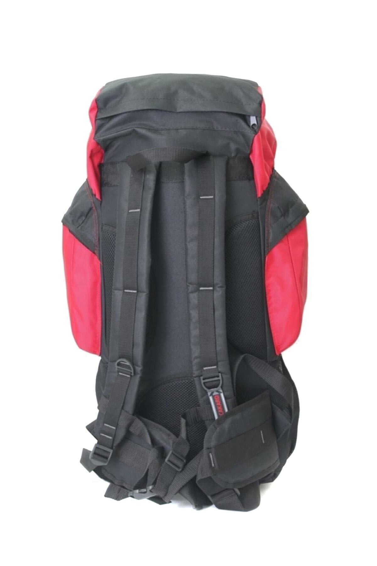 Unisex Kırmızı Büyük Boy Sırt Çantası 85+10 lt