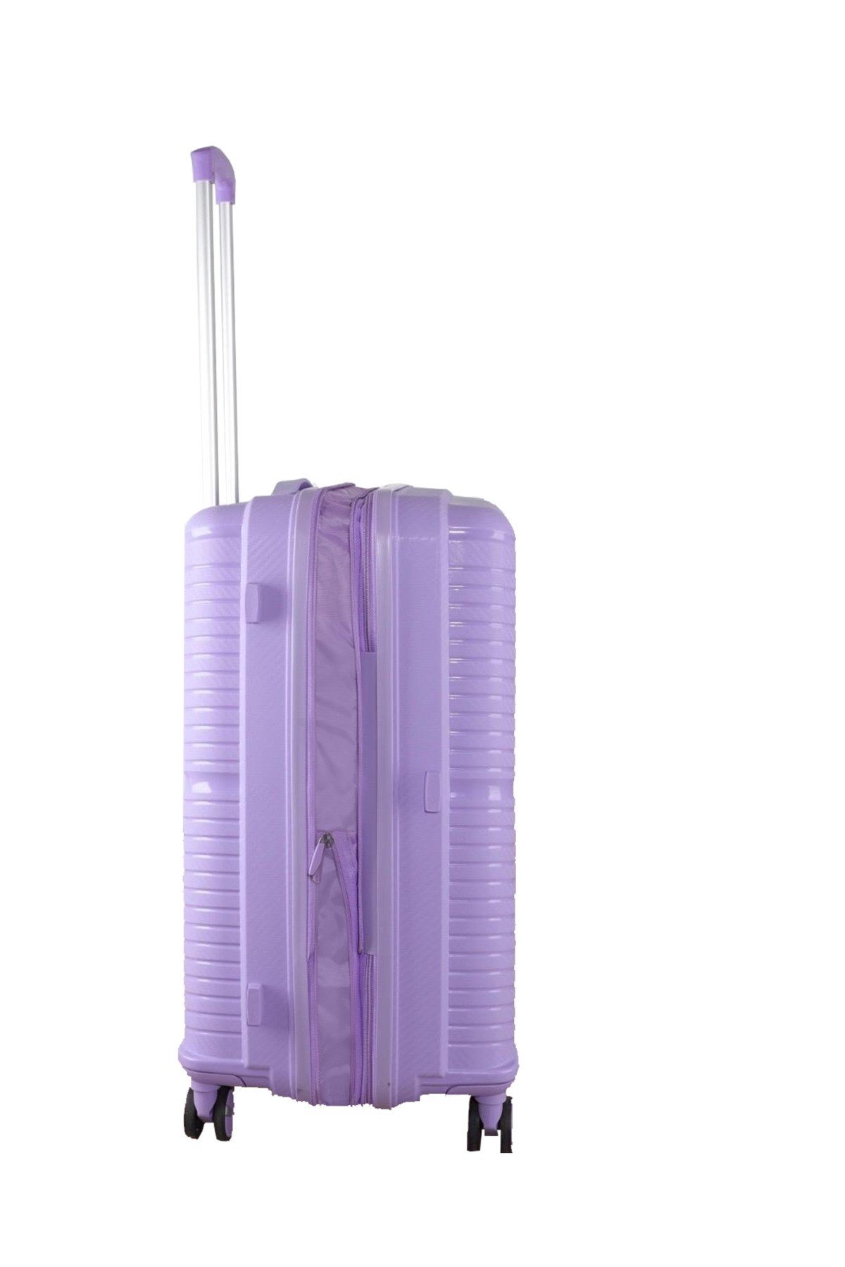 V379 AURA Y.ÜRETİM PP VALİZ 55 CM + 75 CM SİYAH SET