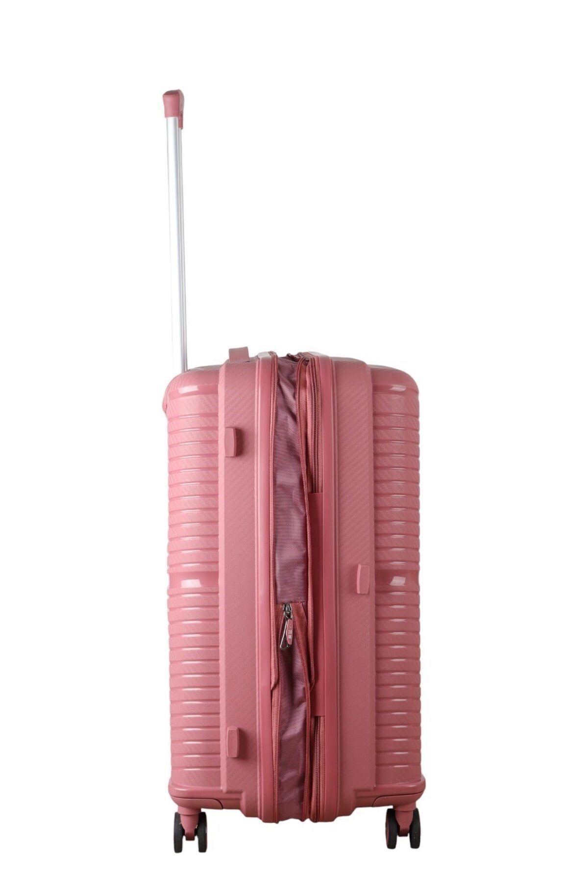 V379 AURA Y.ÜRETİM PP VALİZ 65 CM + 75 CM SİYAH SET