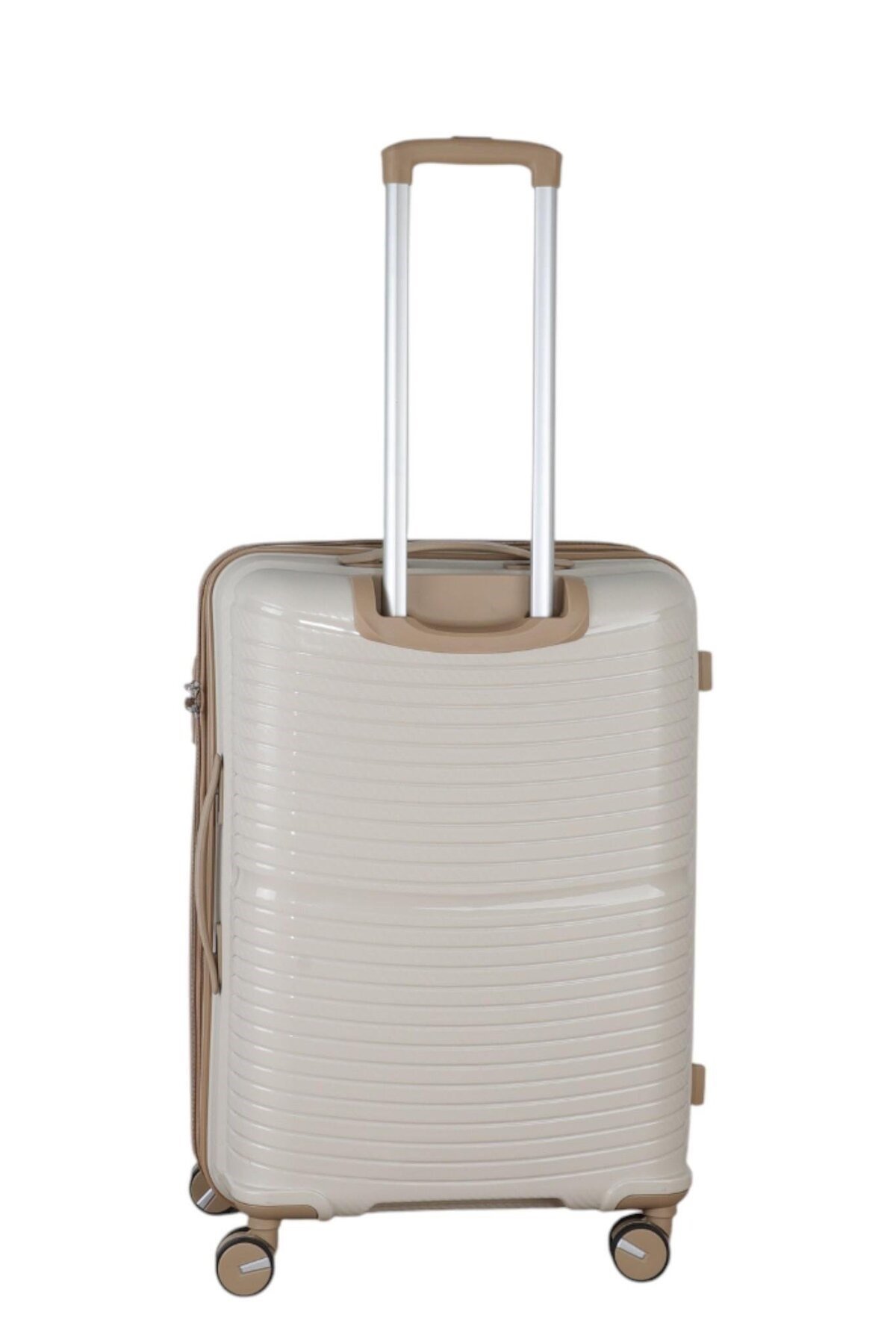 V379 AURA Y.ÜRETİM PP VALİZ 55 CM + 75 CM SİYAH SET