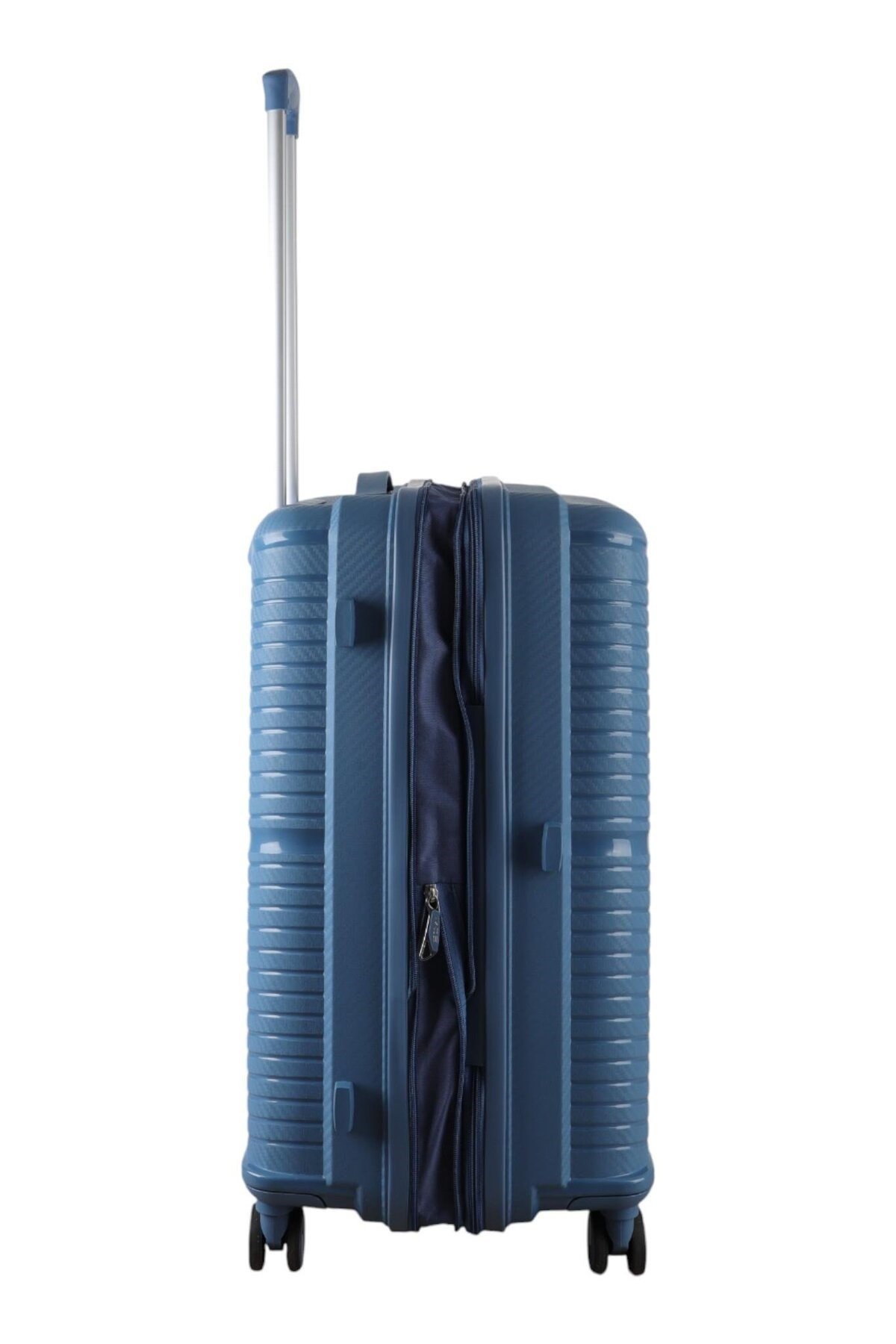 V379 AURA Y.ÜRETİM PP VALİZ 55 CM + 75 CM SİYAH SET