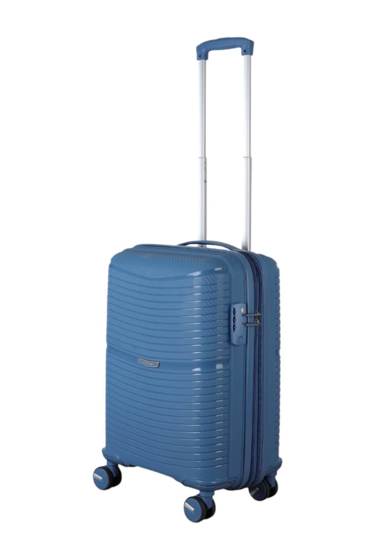V379 AURA Y.ÜRETİM PP VALİZ 55 CM + 75 CM SİYAH SET