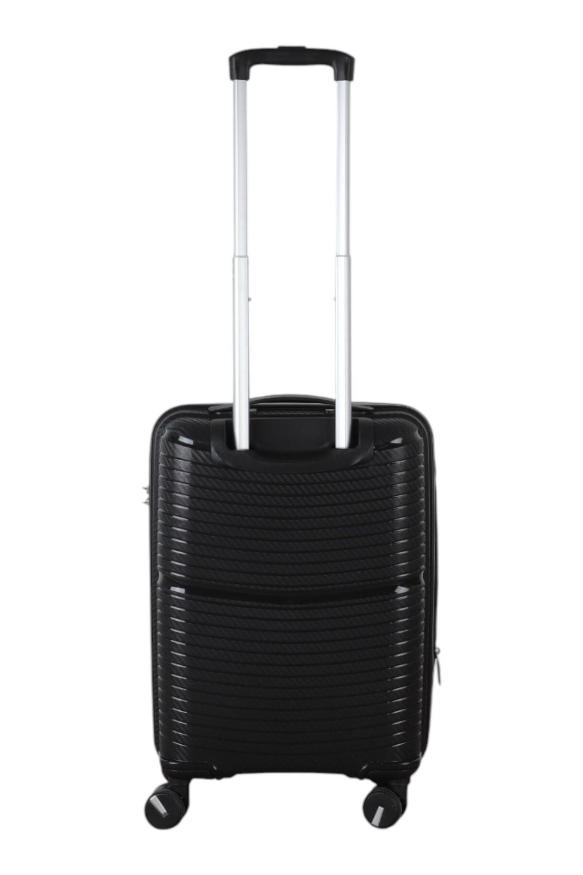 V379 AURA Y.ÜRETİM PP VALİZ 55 CM + 75 CM SİYAH SET