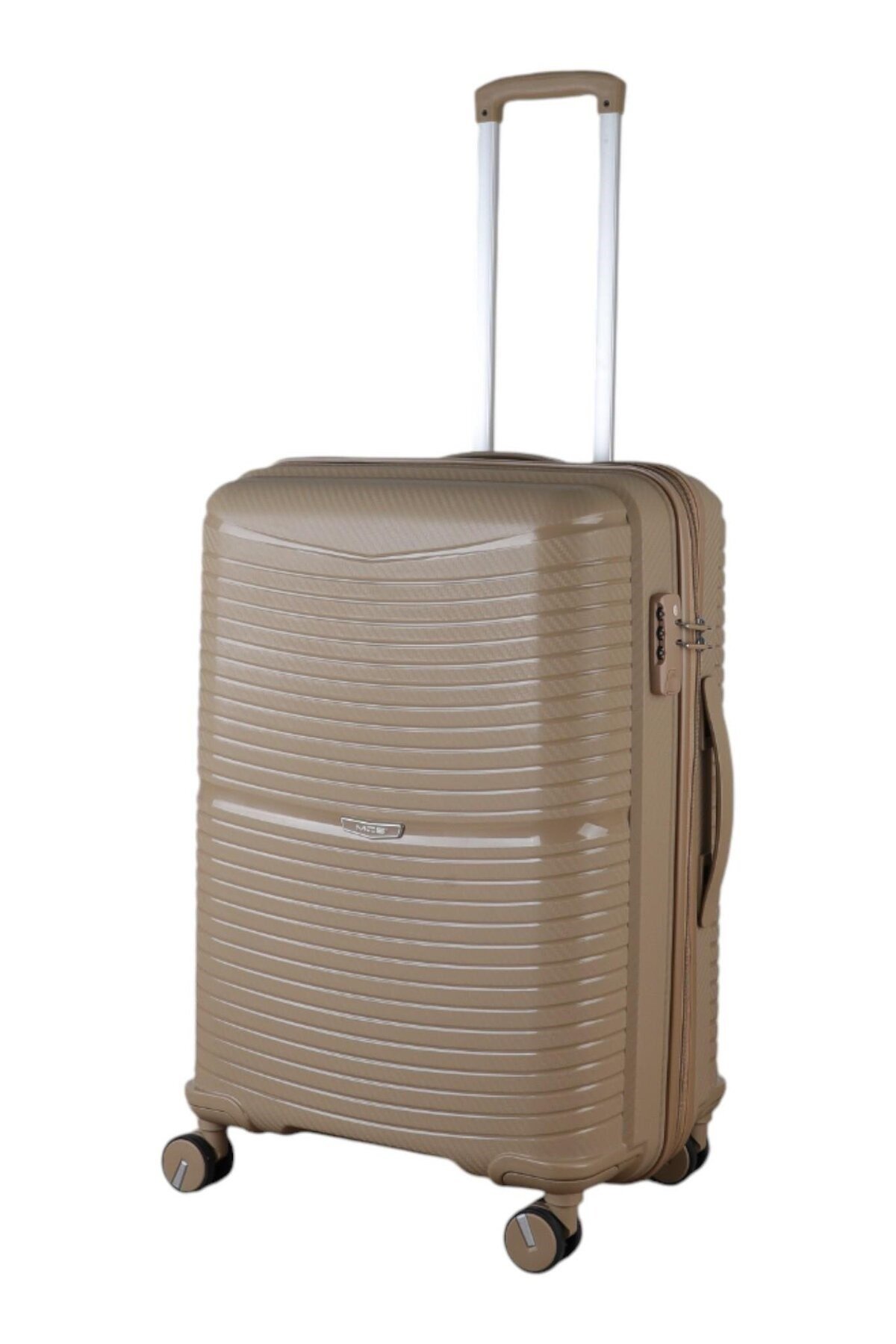 V379 AURA Y.ÜRETİM PP VALİZ 55 CM + 75 CM SİYAH SET