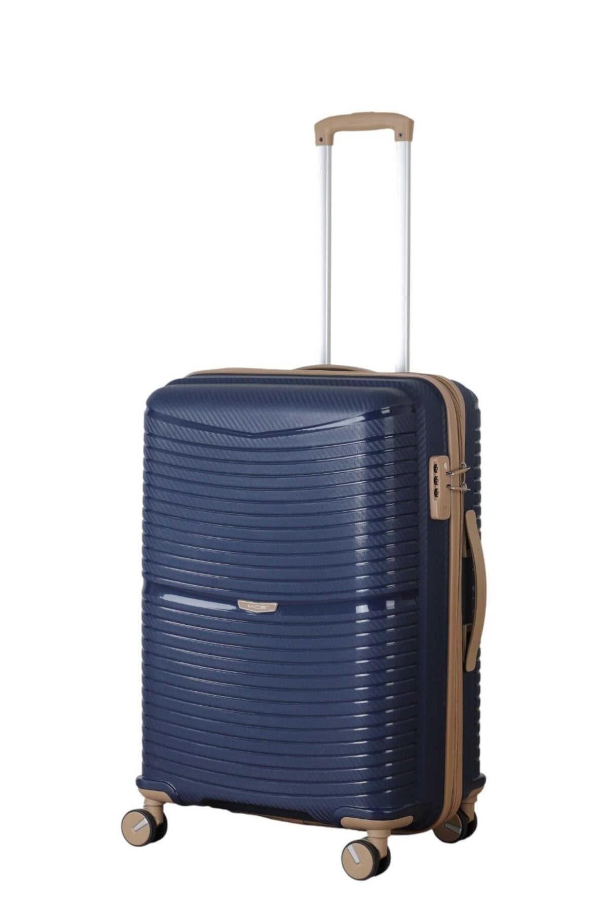 V379 AURA Y.ÜRETİM PP VALİZ 65 CM + 75 CM SİYAH SET