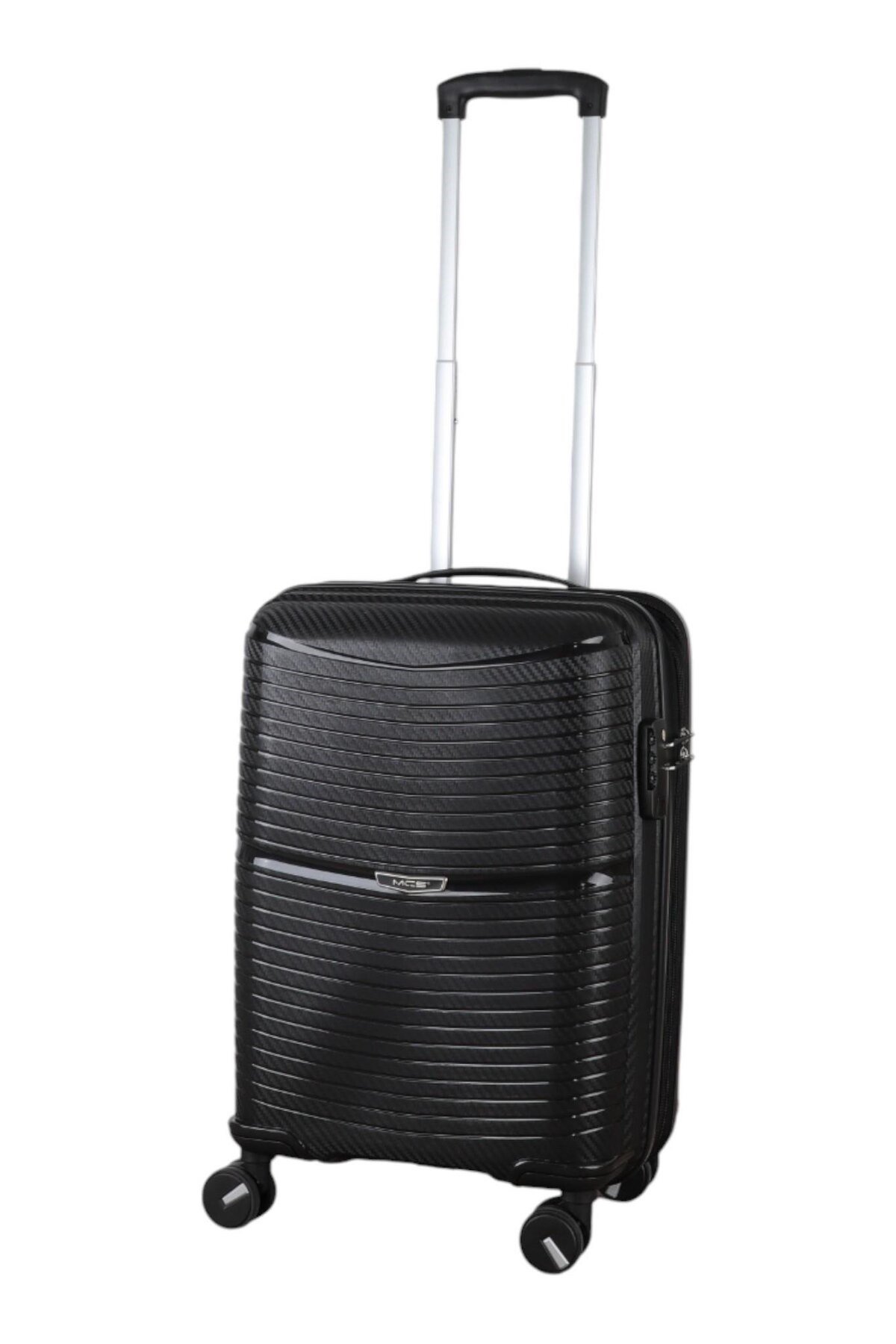 V379 AURA Y.ÜRETİM PP VALİZ 55 CM + 75 CM SİYAH SET