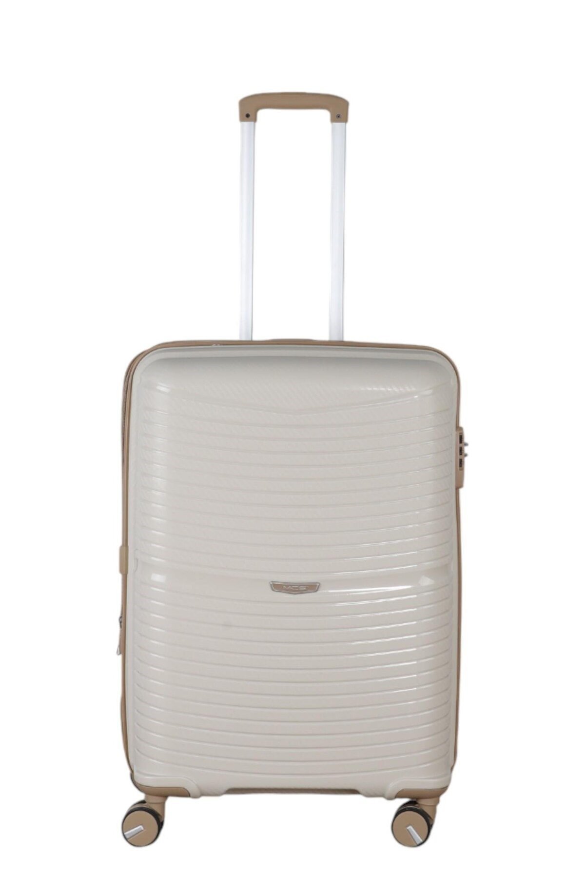 V379 AURA Y.ÜRETİM PP VALİZ 55 CM + 75 CM SİYAH SET