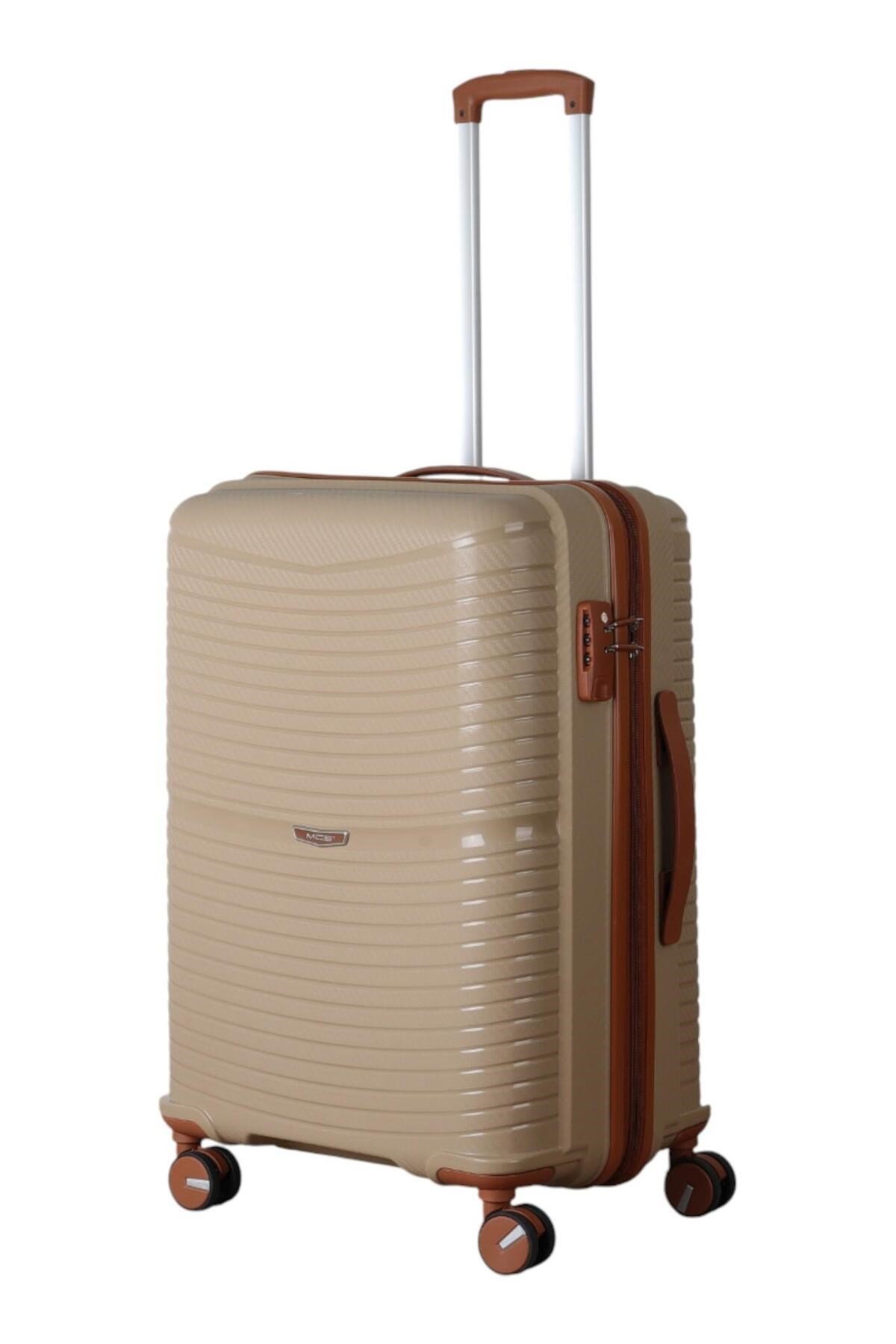V379 PP Y.ÜRETİM PP VALİZ 55 CM + 65 CM SİYAH SET