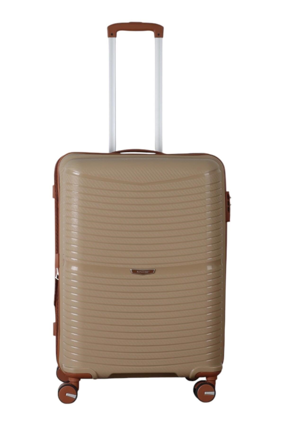 V379 PP Y.ÜRETİM PP VALİZ 55 CM + 65 CM SİYAH SET
