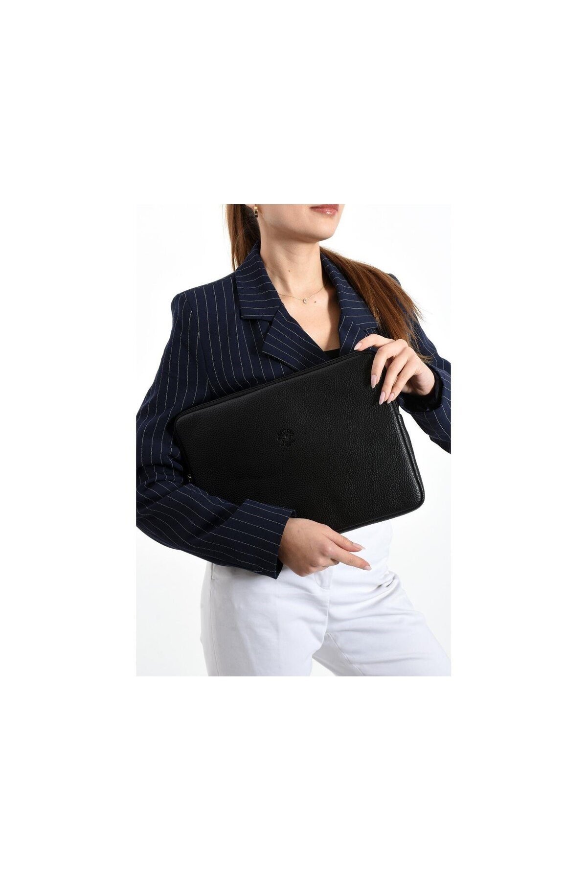 Vegan Deri Unisex Macbook Ve Evrak Çantası-Gündelik