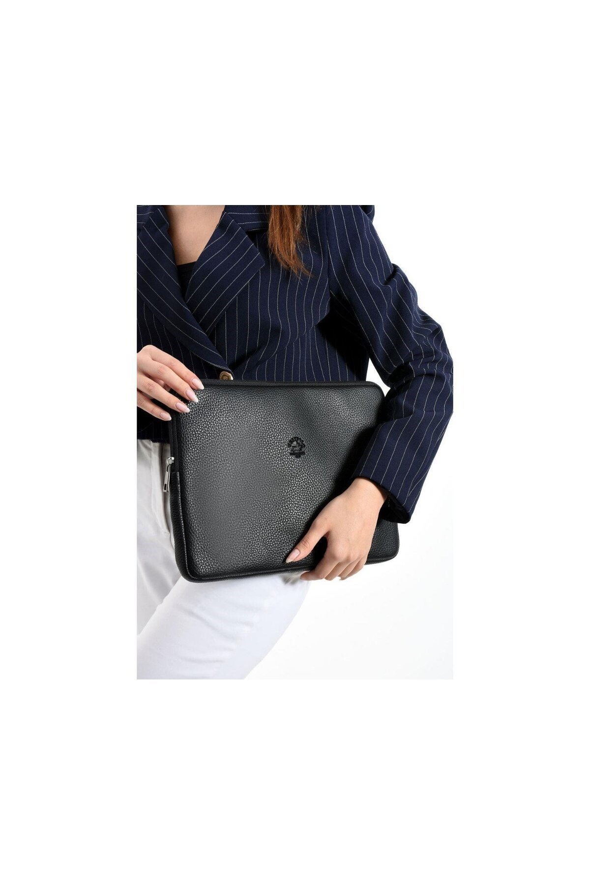 Vegan Deri Unisex Macbook Ve Evrak Çantası-Gündelik