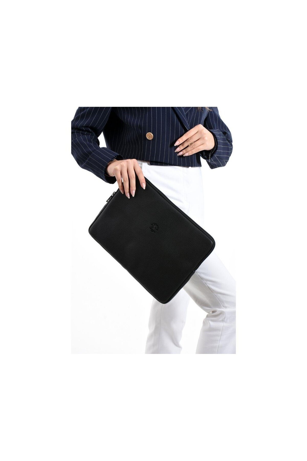 Vegan Deri Unisex Macbook Ve Evrak Çantası-Gündelik