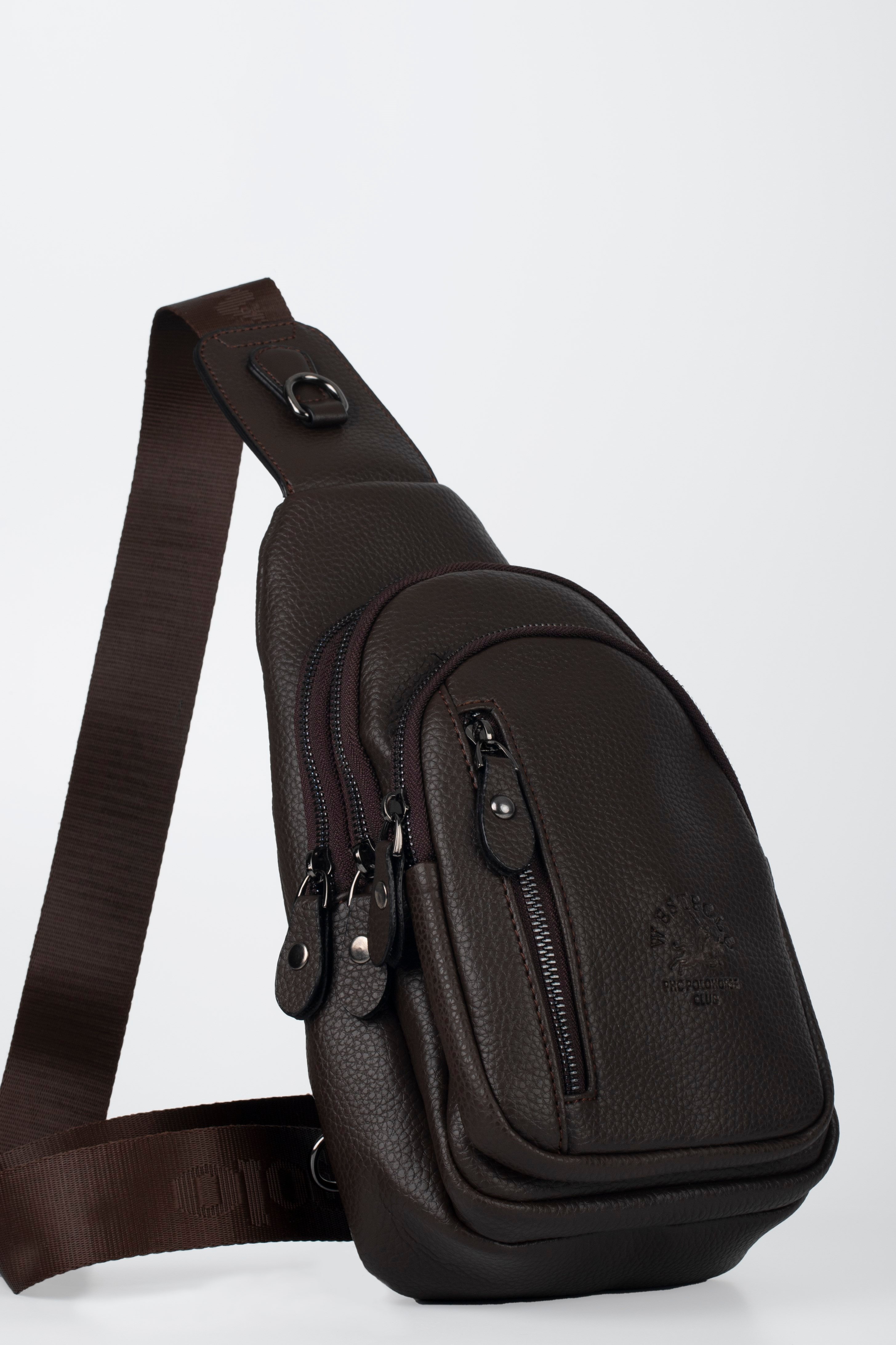 Westpolo Kahverengi Unisex Body Bag Çarpraz Ve Gögüs Omuz Askılı Çanta 90999
