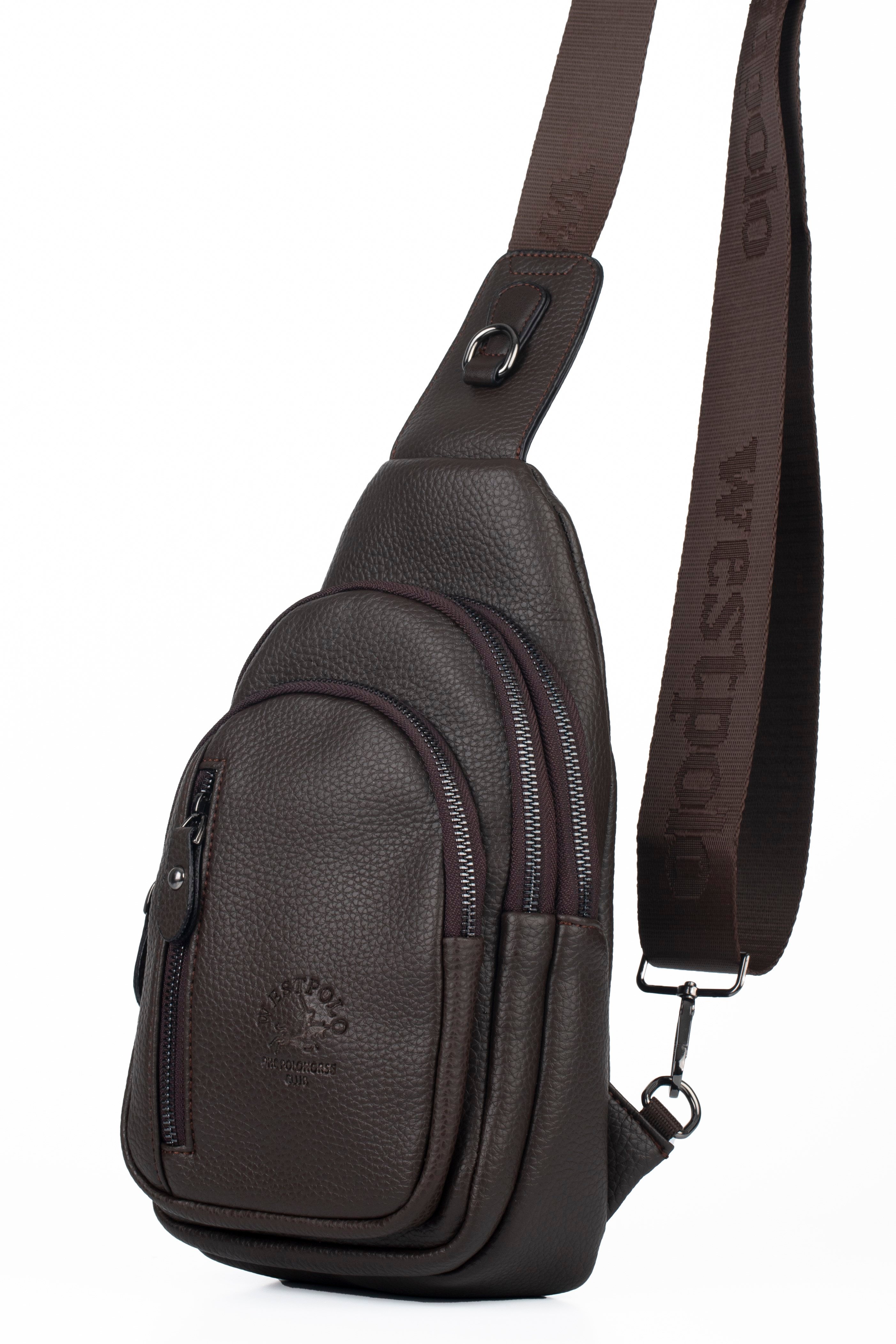 Westpolo Kahverengi Unisex Body Bag Çarpraz Ve Gögüs Omuz Askılı Çanta 90999