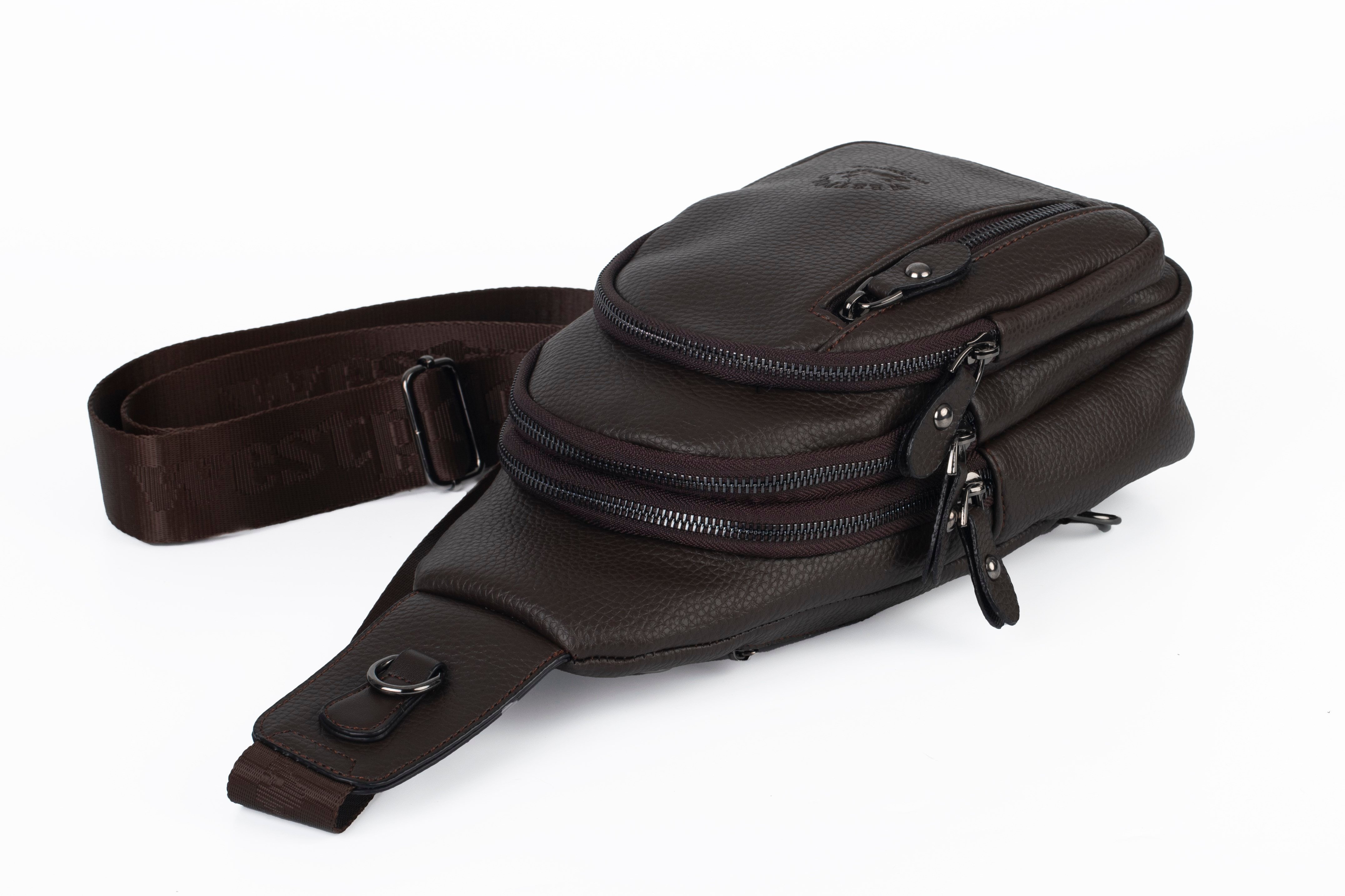 Westpolo Kahverengi Unisex Body Bag Çarpraz Ve Gögüs Omuz Askılı Çanta 90999