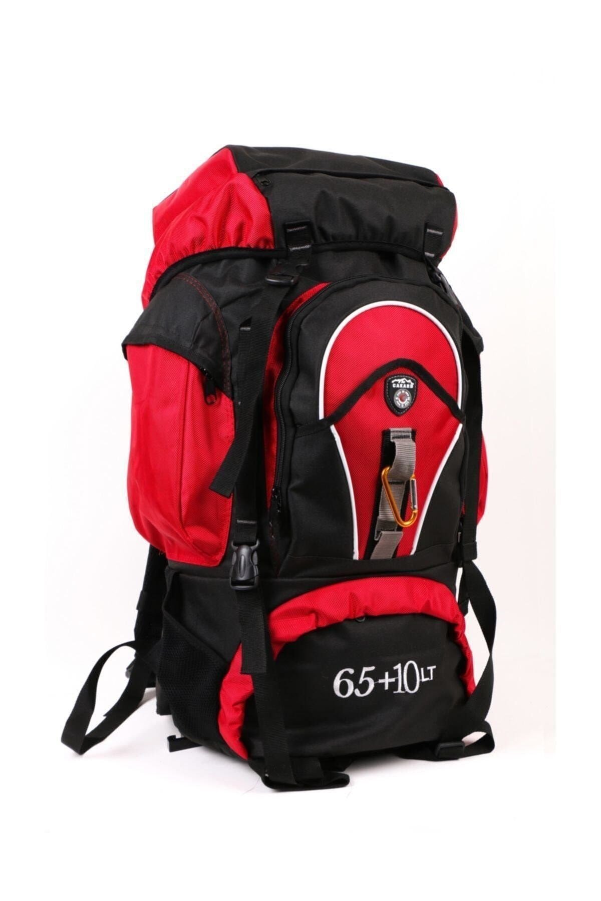 Xx-134 6510 Profesyonel Dağcı 65+10 Litre Sırt Çantası Kırmızı-siyah
